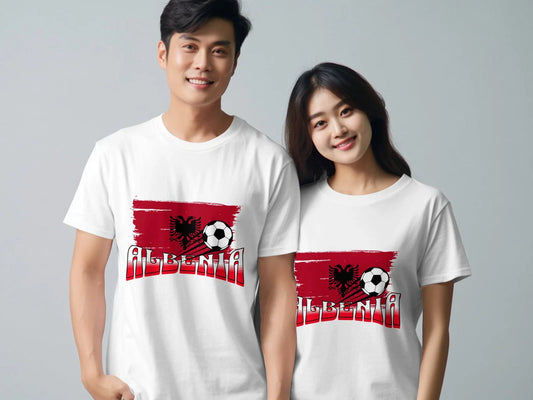Albenia Football T-Shirt European Tournament Unisex Soccer TShirt Euros 2024 Unisex T-shirt, Sweatshirt, Hoodie, Long Sleeve Tee - T-Shirt, Sweatshirt, Hoodie