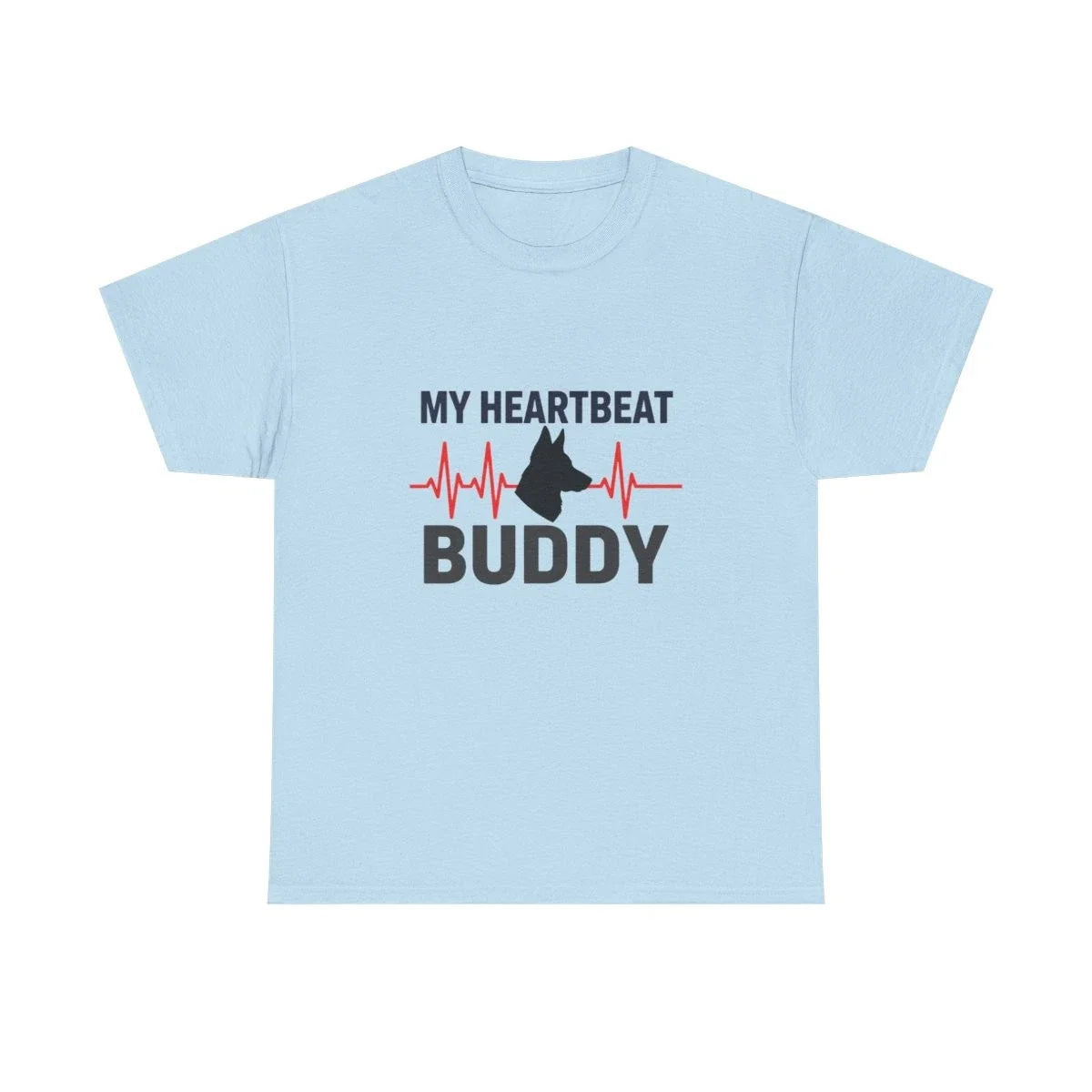 Custom German Shepherd Paw Print Heartbeat Shirt Personalized Pet Name Dog Owner Unisex T-shirt, Sweatshirt, Hoodie, Long Sleeve Tee - T-Shirt, Sweatshirt, Hoodie