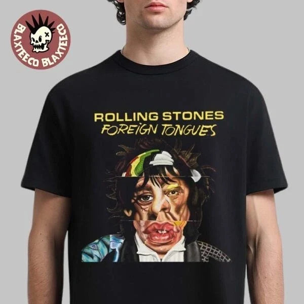 Rolling Stone Foreign Tongues Shirt Album Art Graphic Tee Gift for Fans Hot Unisex T-shirt, Sweatshirt, Hoodie, Long Sleeve Tee - T-Shirt, Sweatshirt, Hoodie