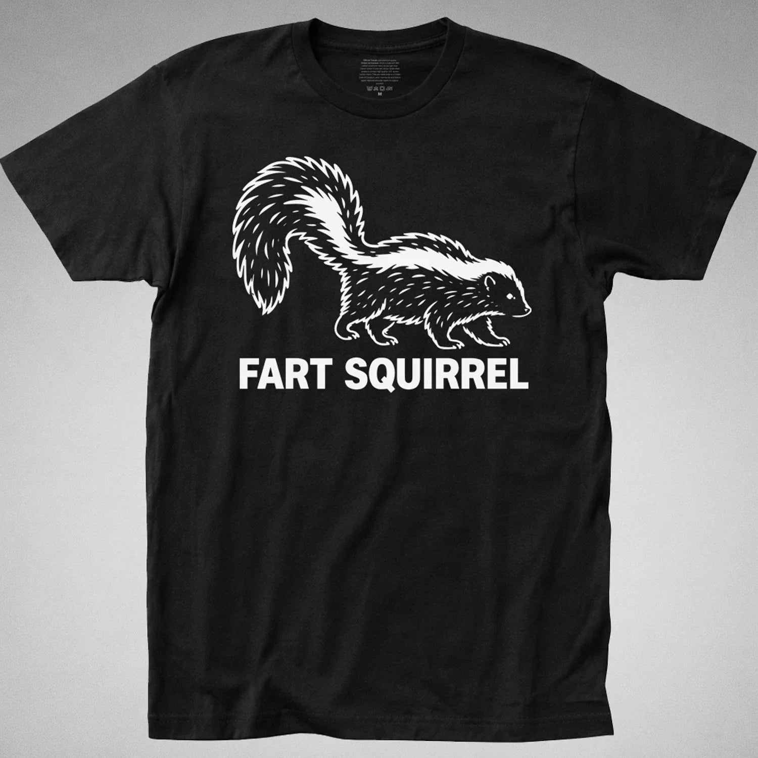 Fart Squirrel T-shirt retro skunk animal funny sarcastic humor camping gift joke Unisex T-shirt, Sweatshirt, Hoodie, Long Sleeve Tee - T-Shirt, Sweatshirt, Hoodie