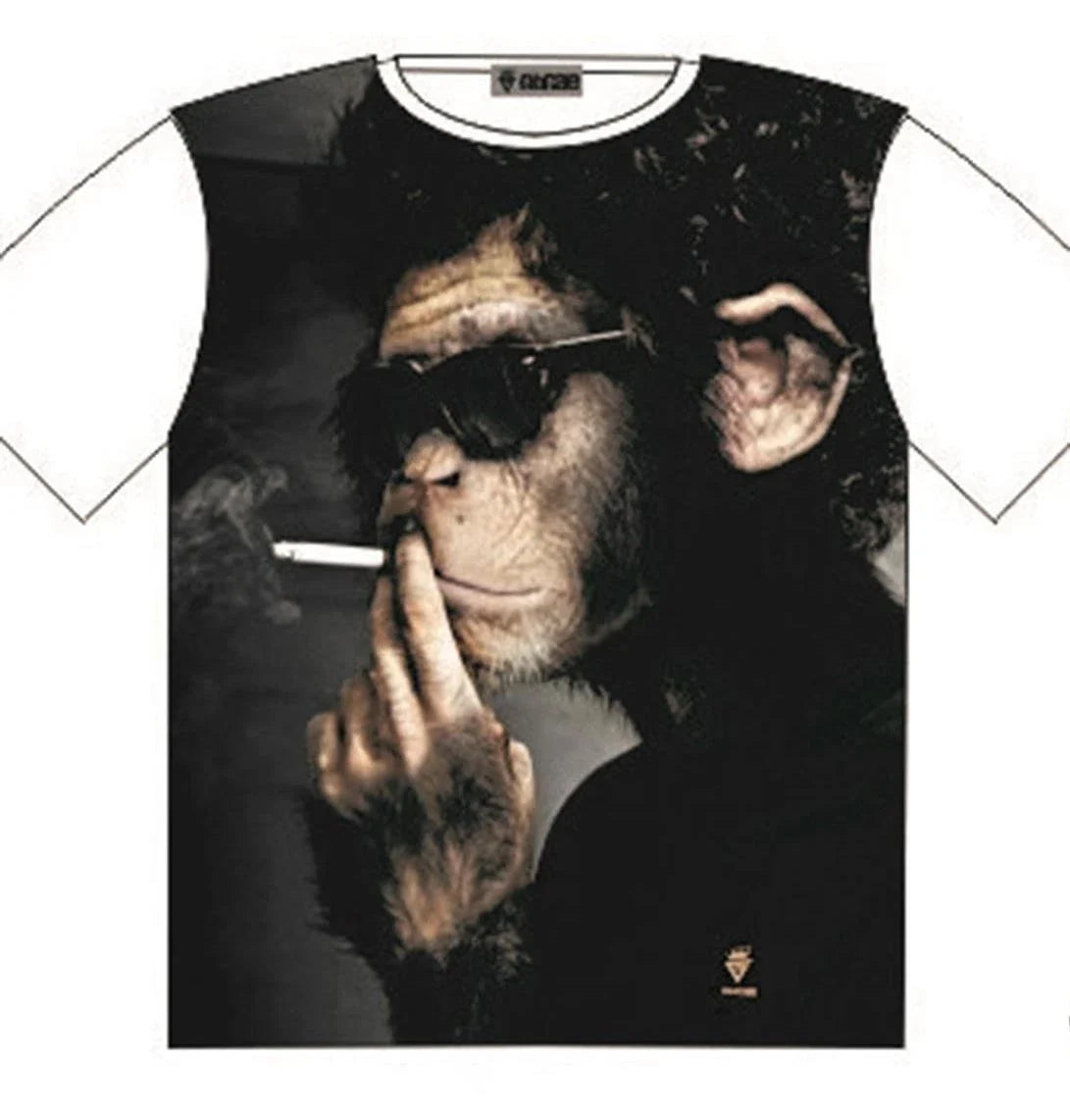 T-Shirt Cool Monkey Street Fashion Mens Ladies Unisex T-shirt, Sweatshirt, Hoodie, Long Sleeve Tee - T-Shirt, Sweatshirt, Hoodie