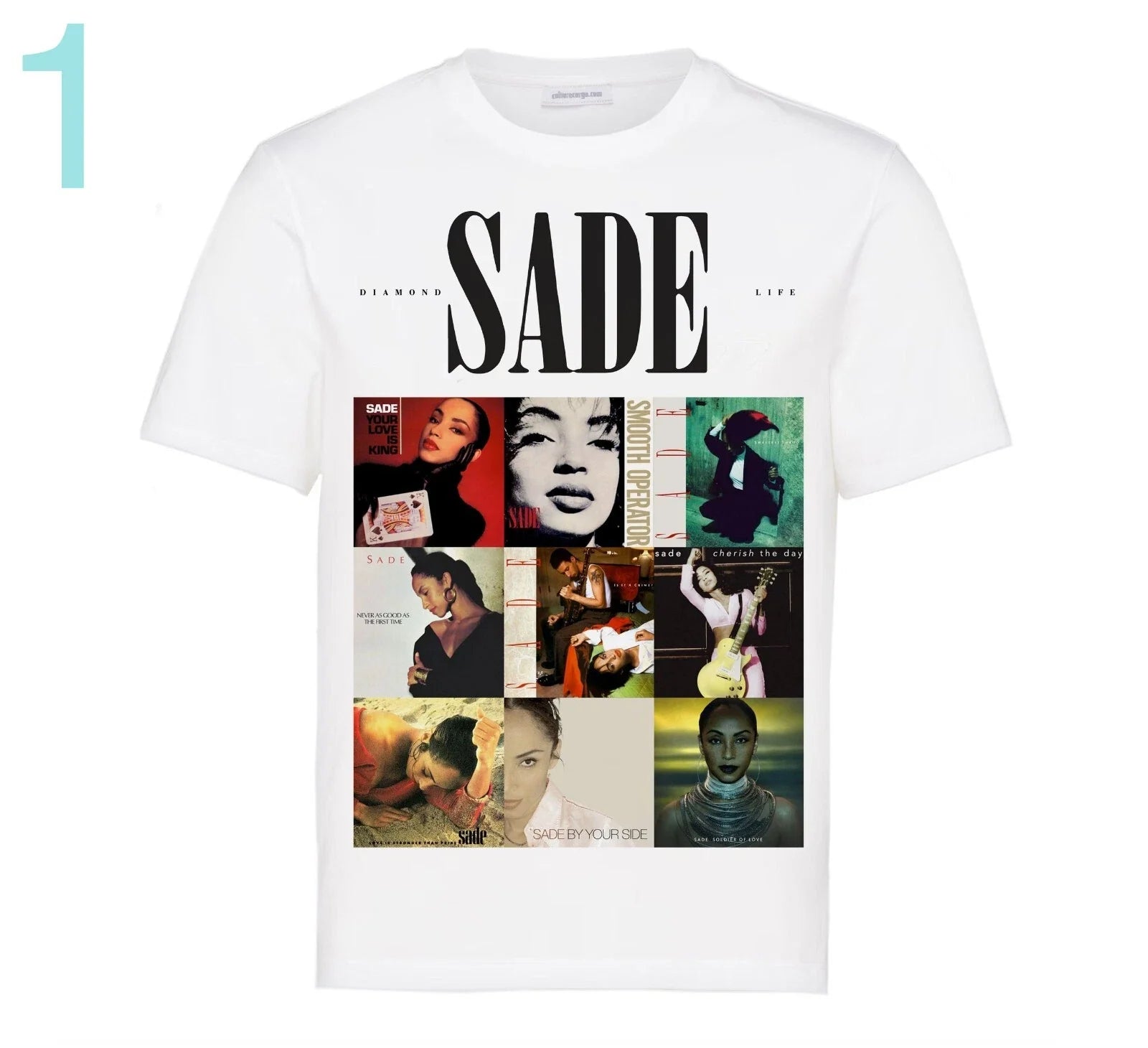 Sade -  Sophisticated Smooth 1980s UK Soul Tshirt, Paradise, Diamond Life Unisex T-shirt, Sweatshirt, Hoodie, Long Sleeve Tee - T-Shirt, Sweatshirt, Hoodie