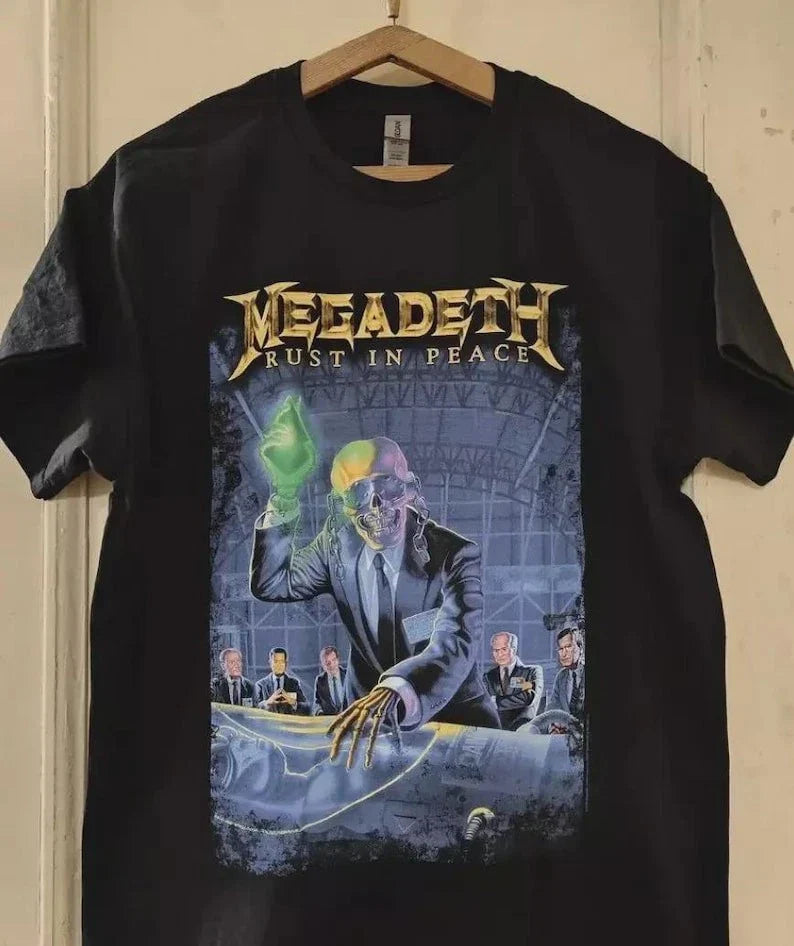 Megadeth Rust In Peace 30th Anniversary T-Shirt New Gildan Unisex T-shirt, Sweatshirt, Hoodie, Long Sleeve Tee - T-Shirt, Sweatshirt, Hoodie