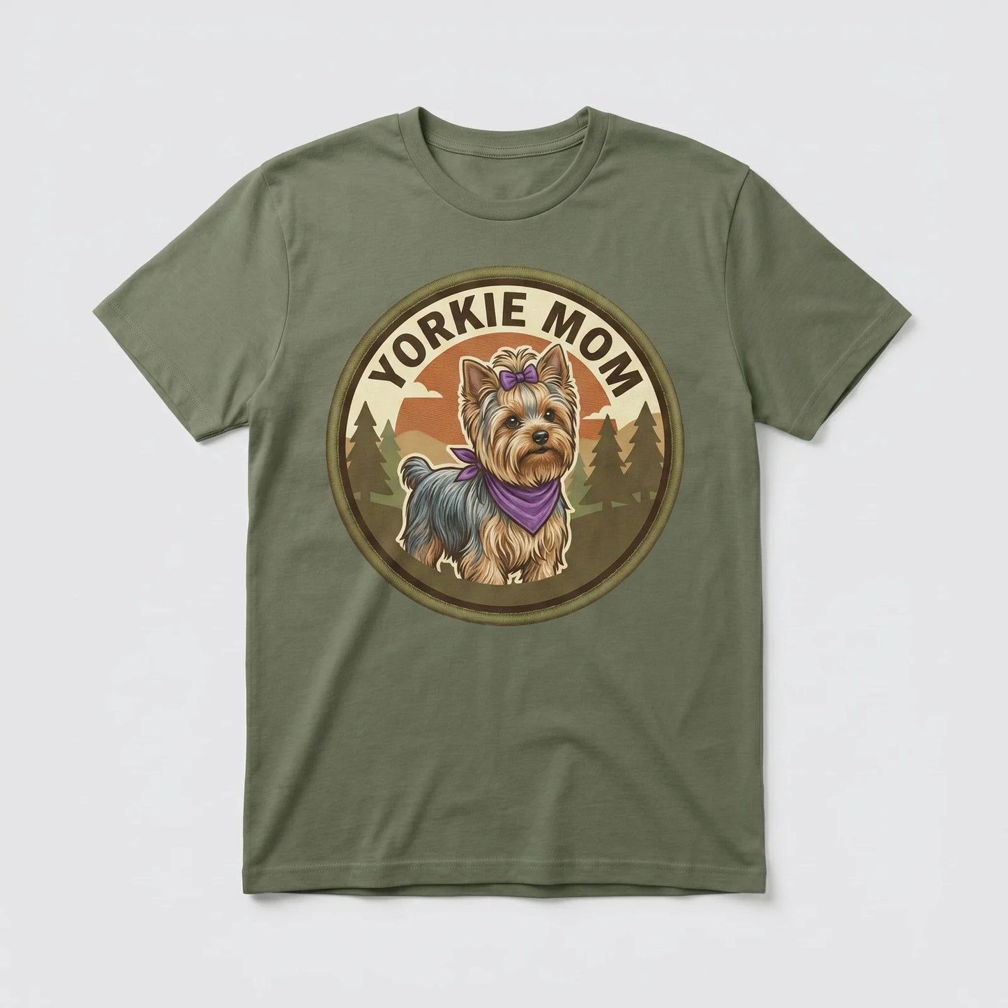 Yorkie Mom T-Shirt Yorkshire Terrier Dog Gift Women Graphic Tee Mothers Day Cute Unisex T-shirt, Sweatshirt, Hoodie, Long Sleeve Tee - T-Shirt, Sweatshirt, Hoodie