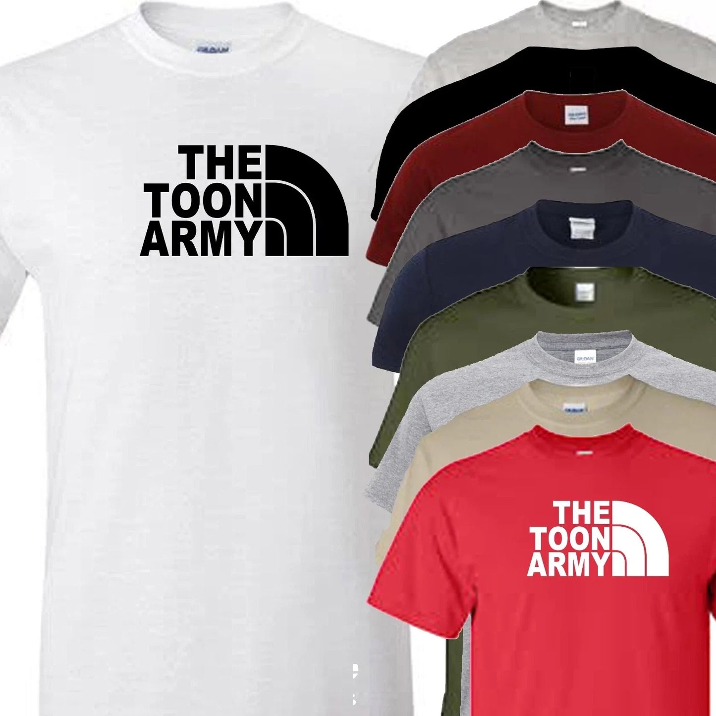 Newcastle t shirt toon army novelty design fan supporter Unisex T-shirt, Sweatshirt, Hoodie, Long Sleeve Tee - T-Shirt, Sweatshirt, Hoodie
