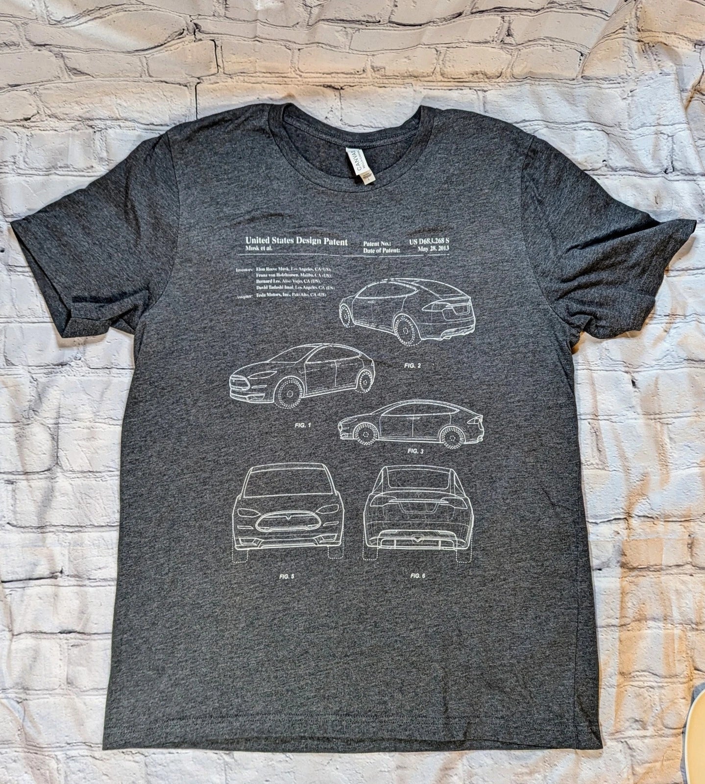 Tesla Model X Unisex T-Shirt  Blueprint EV Car Minimalist Large Fitted Unisex T-shirt, Sweatshirt, Hoodie, Long Sleeve Tee - T-Shirt, Sweatshirt, Hoodie