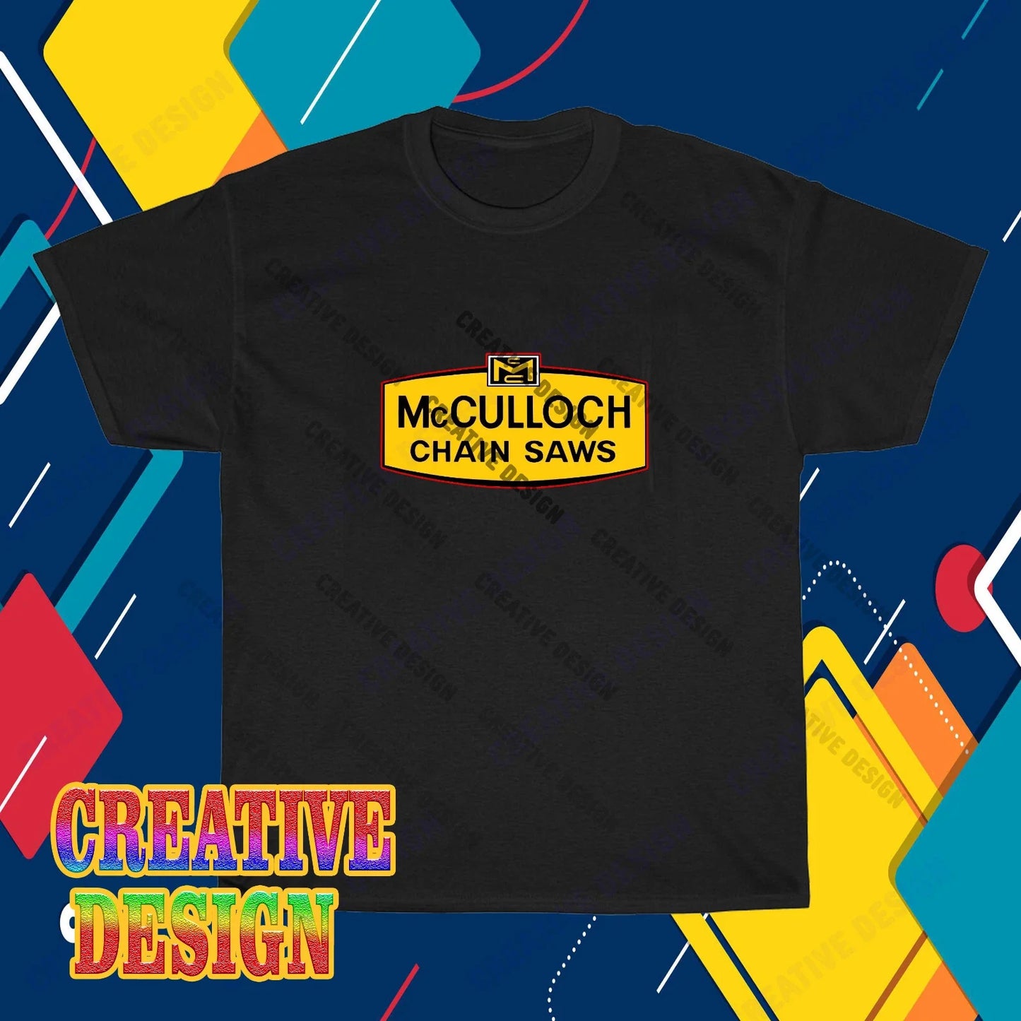 New McCulloch Chainsaw Logo T-Shirt Funny Size S to 5XL Unisex T-shirt, Sweatshirt, Hoodie, Long Sleeve Tee - T-Shirt, Sweatshirt, Hoodie