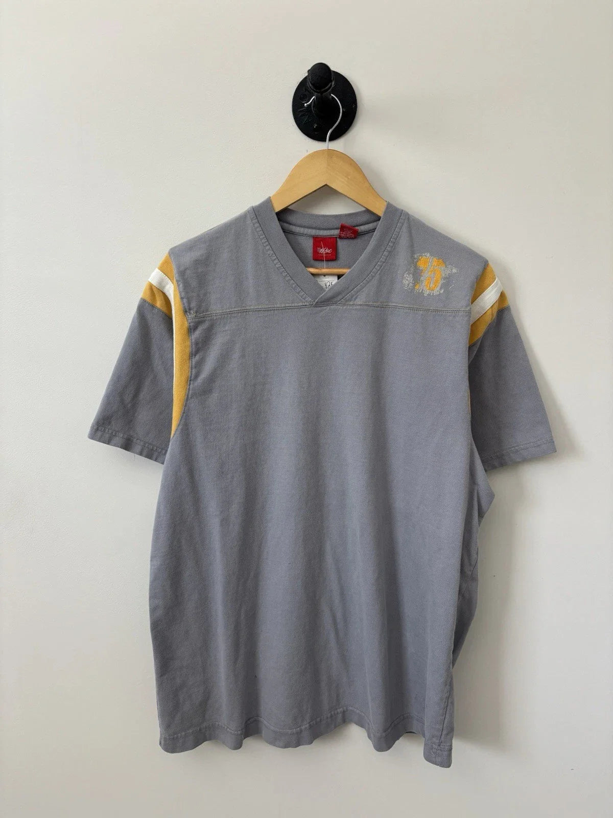 Vintage Mossimo Shirt Mens XL Gray Y2K Rugby Jersey Style Unisex T-shirt, Sweatshirt, Hoodie, Long Sleeve Tee - T-Shirt, Sweatshirt, Hoodie
