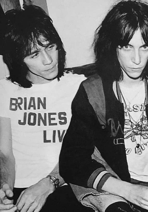 Brian Jones Lives T shirt as worn by The Patti Smith Group/Ivan, Unisex Shirt Unisex T-shirt, Sweatshirt, Hoodie, Long Sleeve Tee - T-Shirt, Sweatshirt, Hoodie