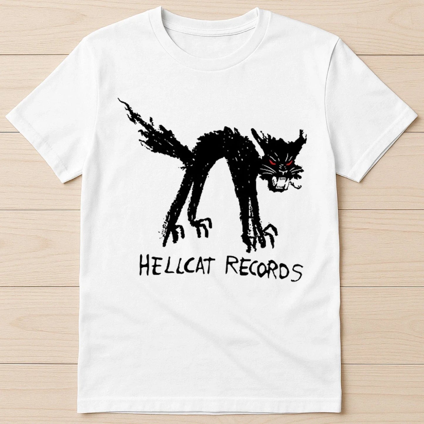 Hellcat Vinyl Records  Seattle Record Store Music Cat Gift Tee T Shirt 2934 Unisex T-shirt, Sweatshirt, Hoodie, Long Sleeve Tee - T-Shirt, Sweatshirt, Hoodie