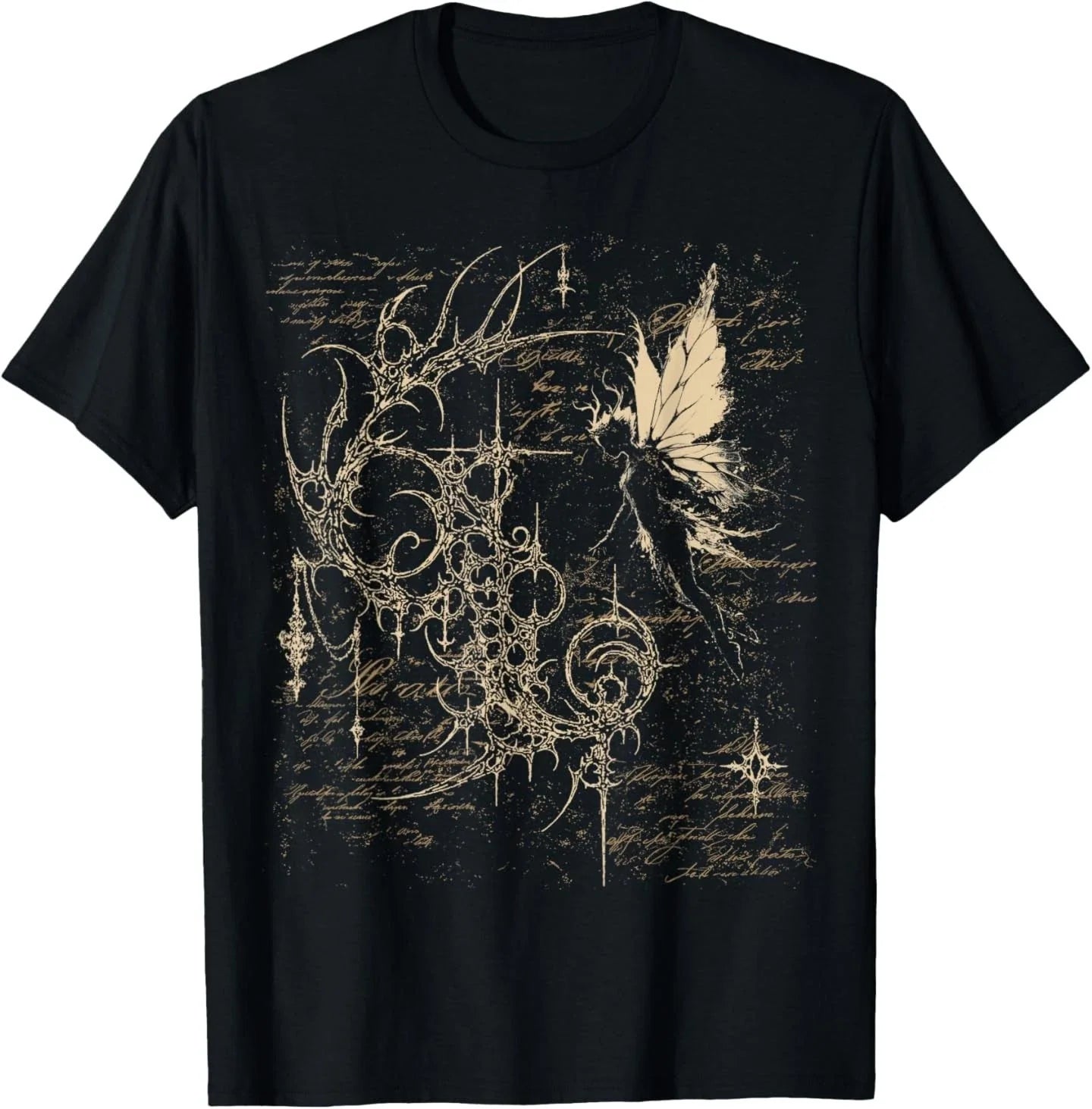 Grunge Alt Goth Fairy Sigilism Vintage Graphic T-Shirt Unisex T-shirt, Sweatshirt, Hoodie, Long Sleeve Tee - T-Shirt, Sweatshirt, Hoodie