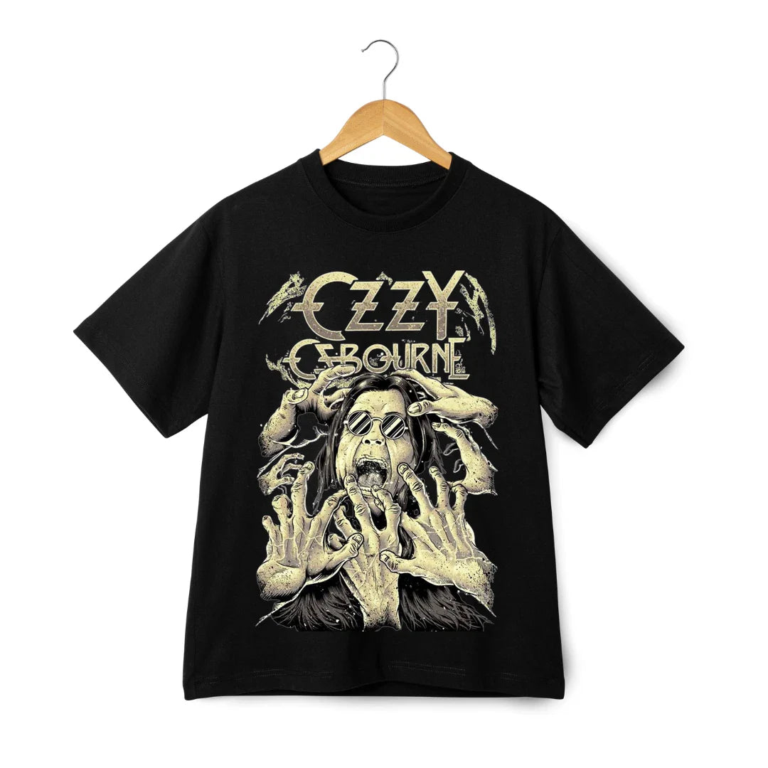 Gothic Rock Metal Legend Graphic T-Shirt - Horror Hands Art Streetwear Unisex T-shirt, Sweatshirt, Hoodie, Long Sleeve Tee - T-Shirt, Sweatshirt, Hoodie