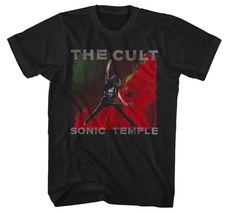 New Authentic The Cult Sonic Temple Album Heavy Metal Band T-Shirt (SML-2XL) Unisex T-shirt, Sweatshirt, Hoodie, Long Sleeve Tee - T-Shirt, Sweatshirt, Hoodie