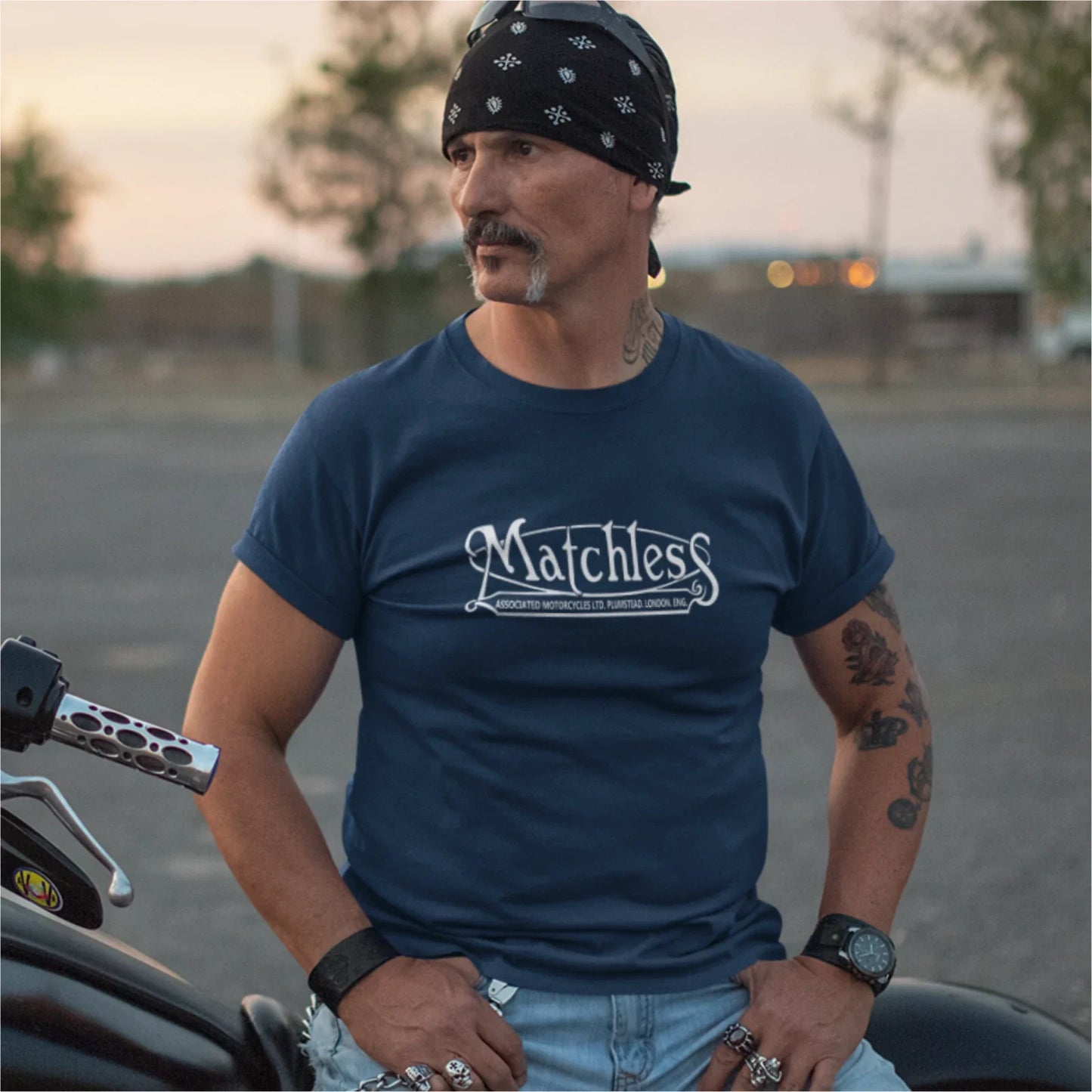 Matchless Motorcycle Retro Logo T-shirt | Gift | Save up to 30% with Multi-Buy Unisex T-shirt, Sweatshirt, Hoodie, Long Sleeve Tee - T-Shirt, Sweatshirt, Hoodie