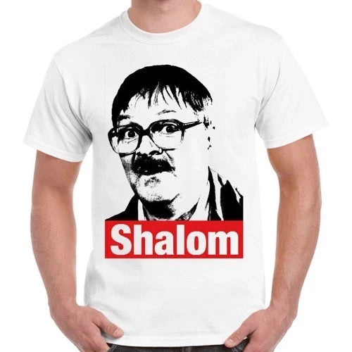 Friday Night Dinner Funny Jim Bell Shalom Parody Tv Show Retro T Shirt 2314 Unisex T-shirt, Sweatshirt, Hoodie, Long Sleeve Tee - T-Shirt, Sweatshirt, Hoodie