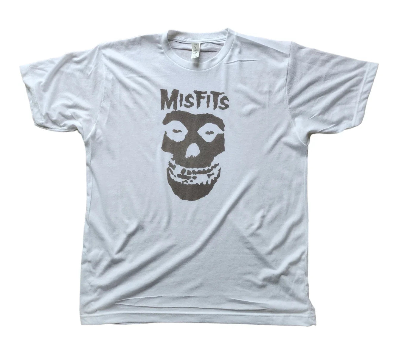 MISFITS MEN LOGO WHITE T SHIRT black logo Unisex T-shirt, Sweatshirt, Hoodie, Long Sleeve Tee - T-Shirt, Sweatshirt, Hoodie
