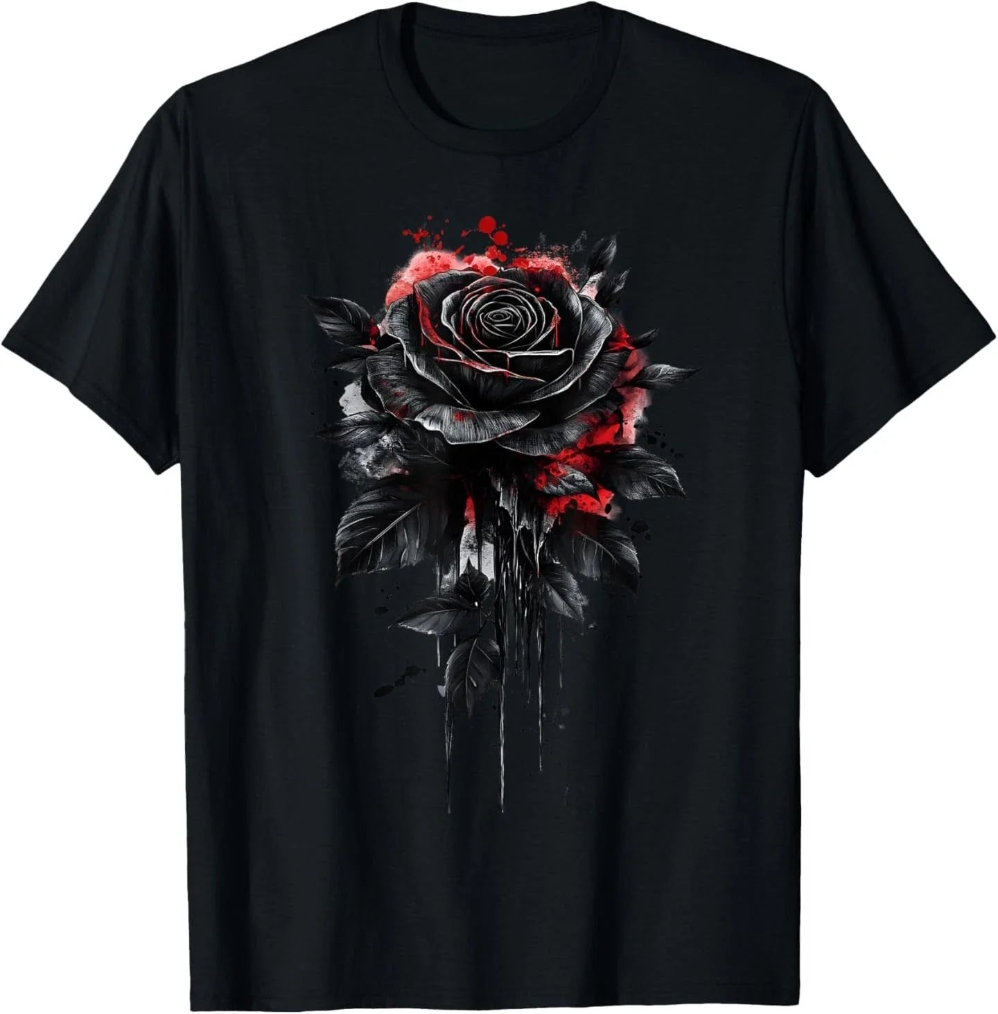 Black Rose Flower Botanist Garden Flower Rose T-Shirt Unisex T-shirt, Sweatshirt, Hoodie, Long Sleeve Tee - T-Shirt, Sweatshirt, Hoodie