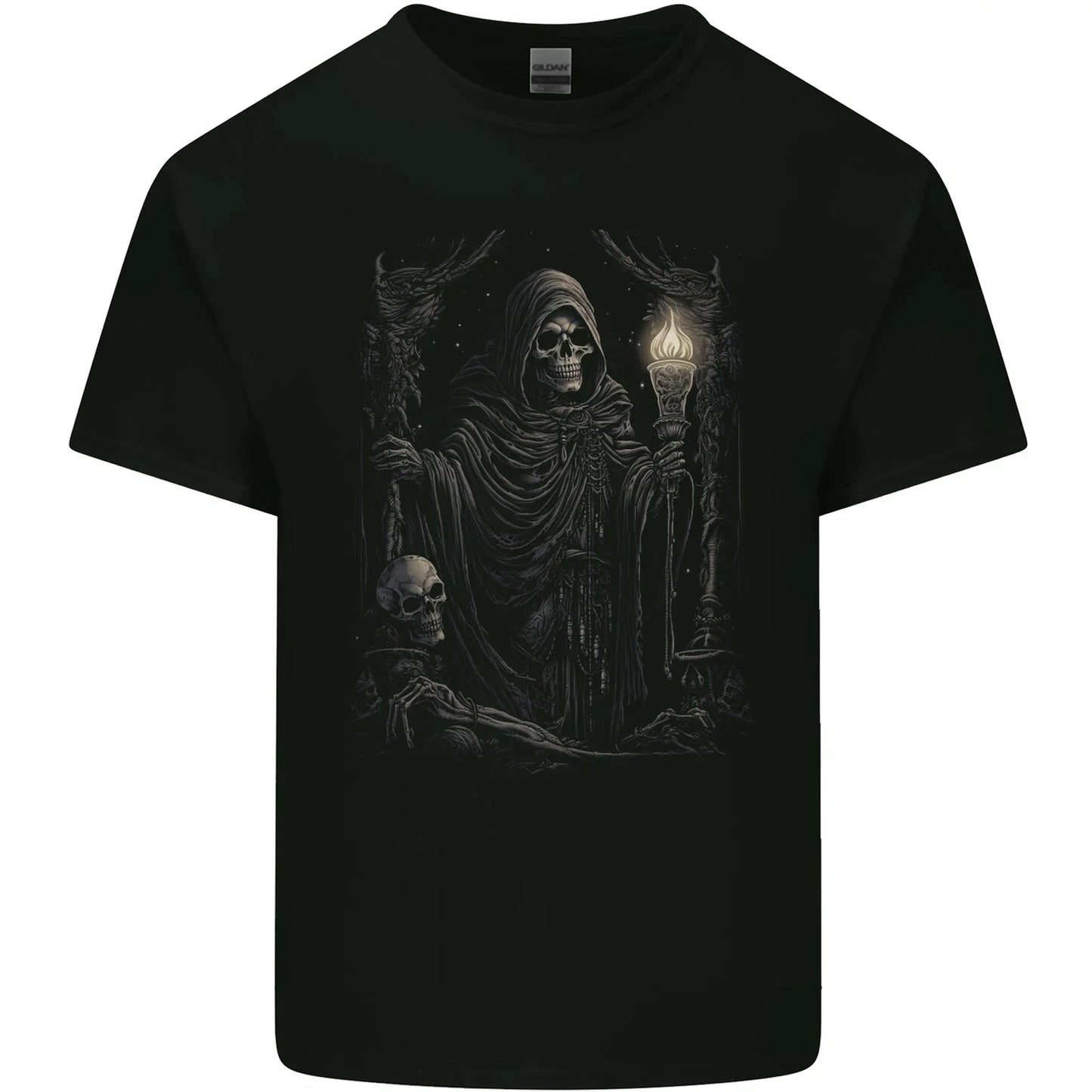 Gothic Grim Reaper Goth Heavy Metal Skull 5 Mens Light Cotton T-Shirt Unisex T-shirt, Sweatshirt, Hoodie, Long Sleeve Tee - T-Shirt, Sweatshirt, Hoodie