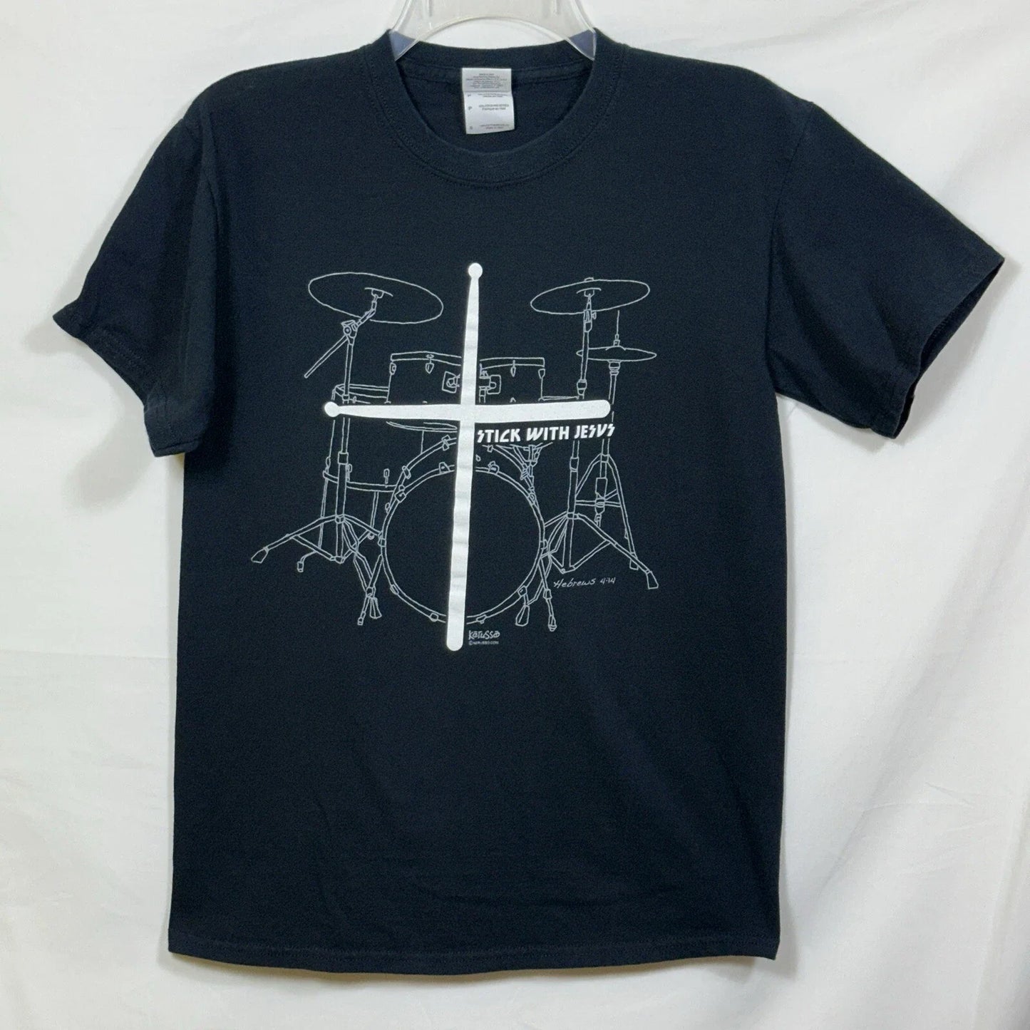 Stick With Jesus Religious S Graphic T-Shirt Hebrews 4:14 Kerusso Drummer Drum Unisex T-shirt, Sweatshirt, Hoodie, Long Sleeve Tee - T-Shirt, Sweatshirt, Hoodie