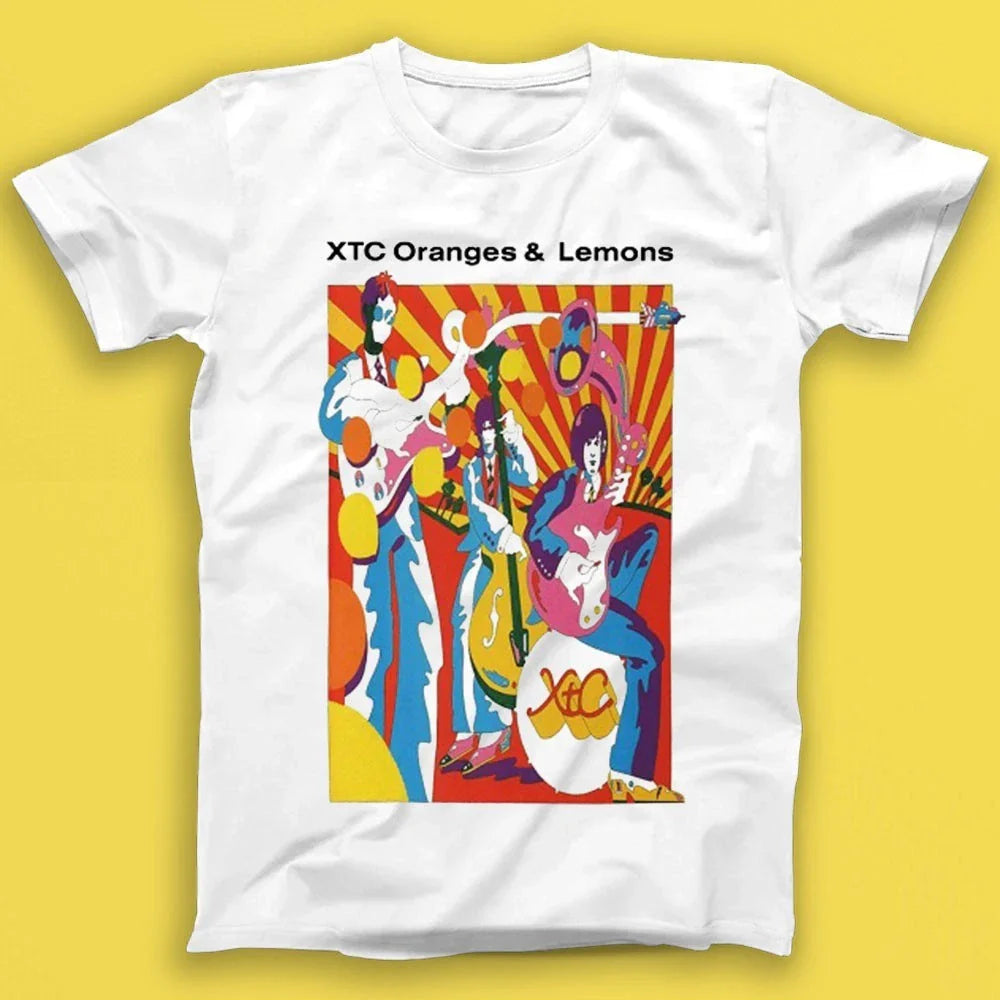 XTC Oranges and Lemons Pop Rock Music Gift Tee Tshirt T1692 Unisex T-shirt, Sweatshirt, Hoodie, Long Sleeve Tee - T-Shirt, Sweatshirt, Hoodie