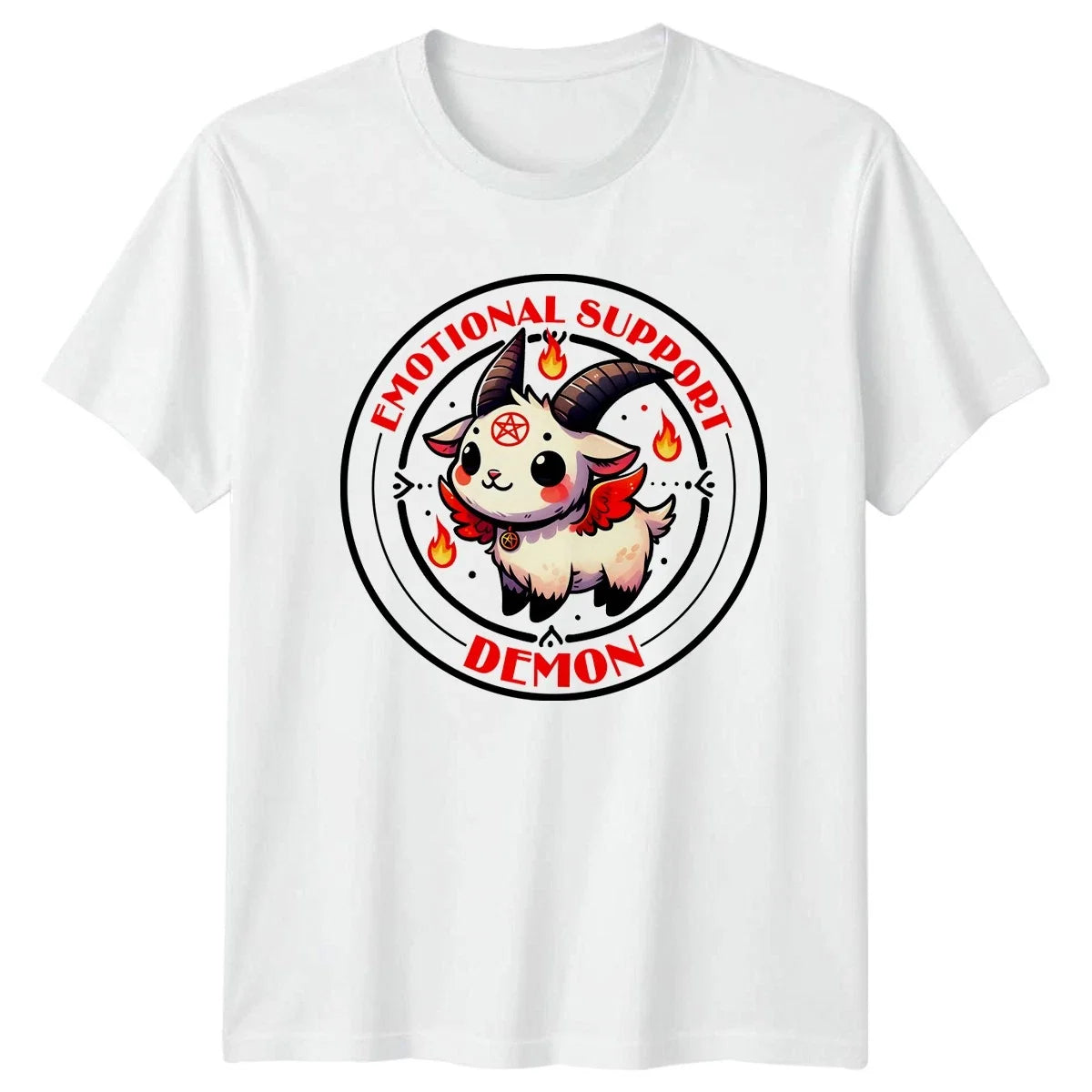 Emotional Support Demon T-Shirt Kawaii Gothic Gift For Him And Her Unisex T-shirt, Sweatshirt, Hoodie, Long Sleeve Tee - T-Shirt, Sweatshirt, Hoodie
