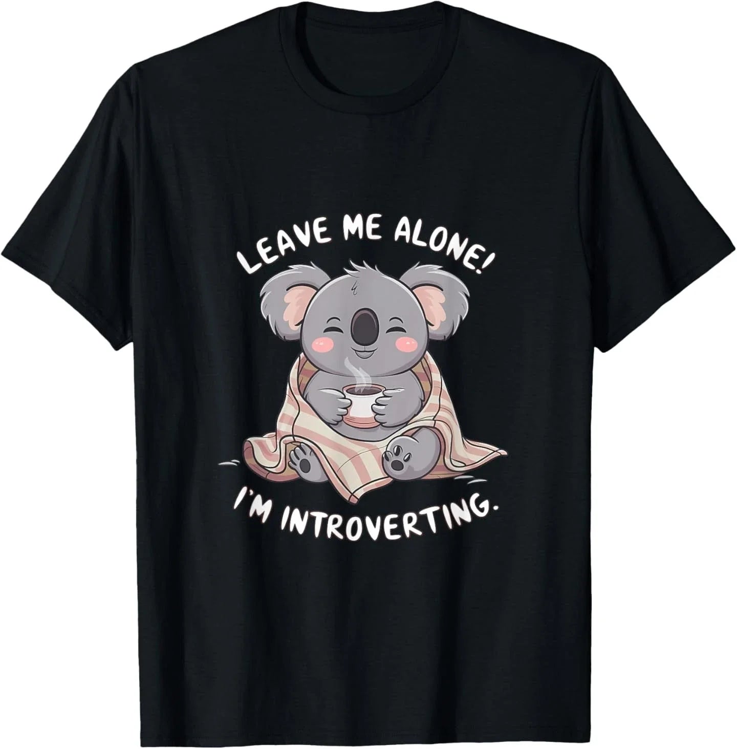 Leave Me Alone I'm Introverting Koala Funny Introvert T-Shirt Unisex T-shirt, Sweatshirt, Hoodie, Long Sleeve Tee - T-Shirt, Sweatshirt, Hoodie