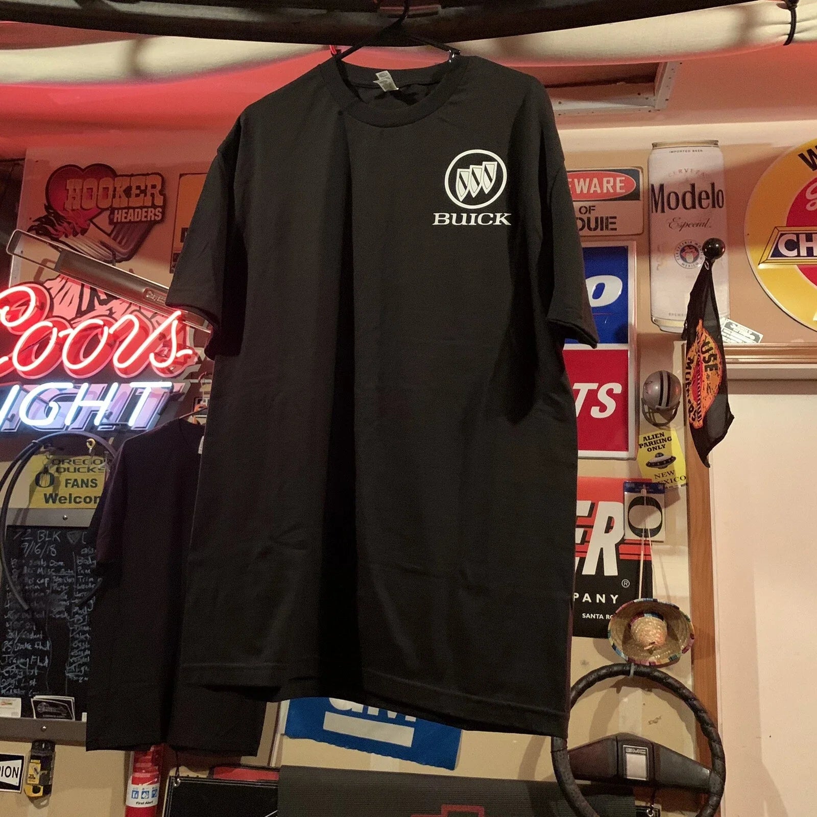 BUICK Tri Shield Circle Logo Black T-Shirt HOTROD V6 GM Grand National Regal 455 Unisex T-shirt, Sweatshirt, Hoodie, Long Sleeve Tee - T-Shirt, Sweatshirt, Hoodie