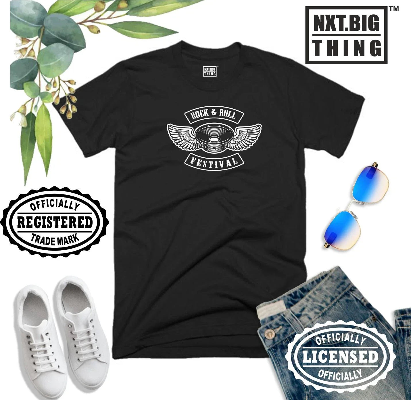 Rock and Roll T Shirt Festival Flying Woofer Music Heavy Metal Fans Gift Men Top Unisex T-shirt, Sweatshirt, Hoodie, Long Sleeve Tee - T-Shirt, Sweatshirt, Hoodie