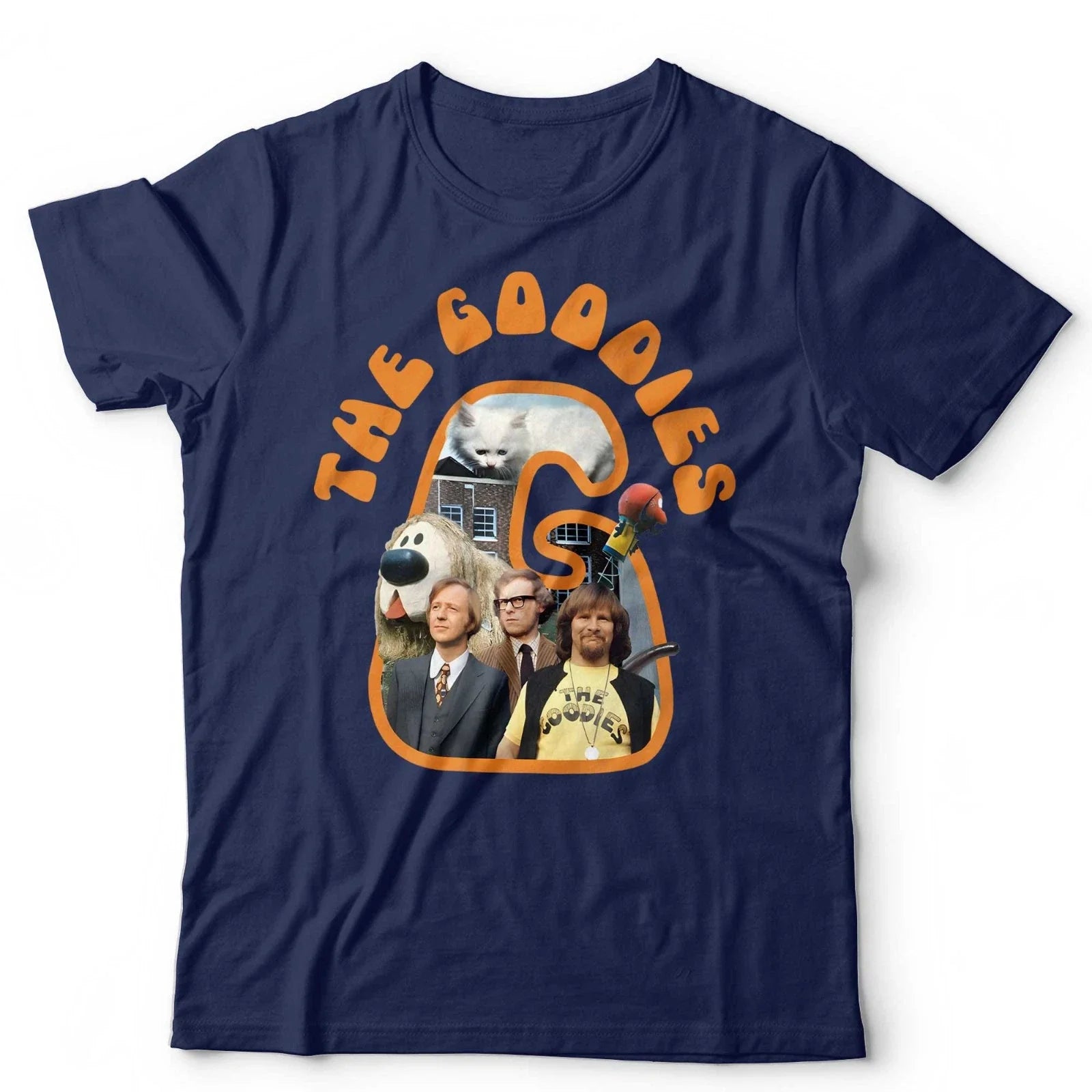 The Goodies T-Shirt 70s Retro British Comedy TV Series Bill Oddie Graeme Garden Unisex T-shirt, Sweatshirt, Hoodie, Long Sleeve Tee - T-Shirt, Sweatshirt, Hoodie