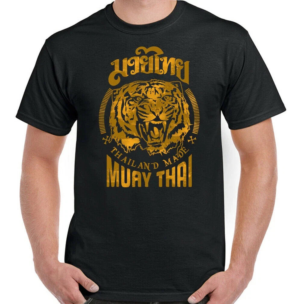 MUAY THAI T-SHIRT MMA UFC Martial Arts Training Top Gym TIGER Shorts Gloves Mens Unisex T-shirt, Sweatshirt, Hoodie, Long Sleeve Tee - T-Shirt, Sweatshirt, Hoodie