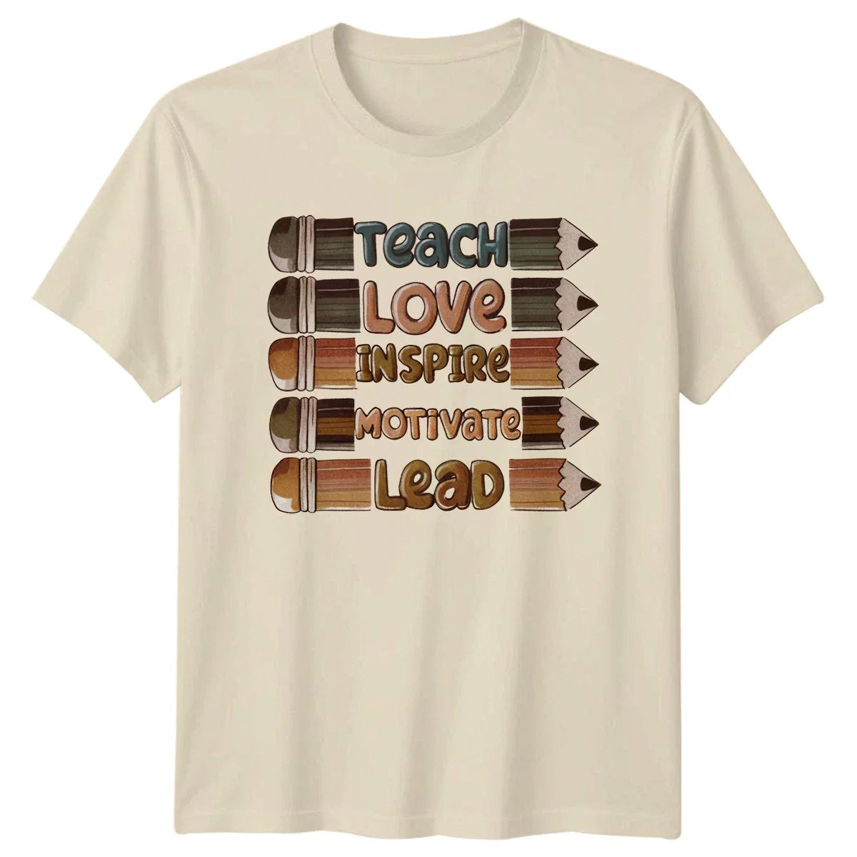 Teach Love Inspire Motivate Lead T-Shirt Teacher Appreciation Unisex T-shirt, Sweatshirt, Hoodie, Long Sleeve Tee - T-Shirt, Sweatshirt, Hoodie