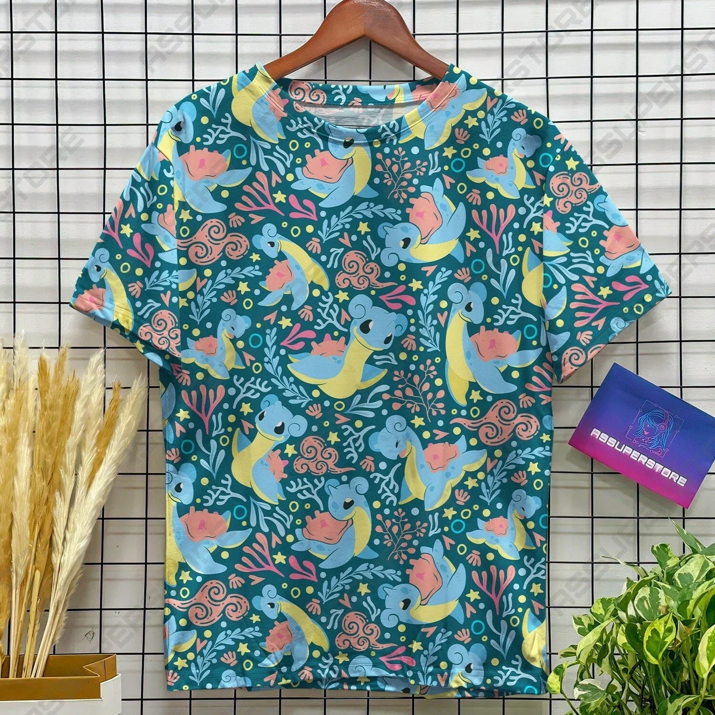 Lapras Tshirt Designs Lapras Anime Shirt Lapras Valentine Tshirt Kawaii Clothes Unisex T-shirt, Sweatshirt, Hoodie, Long Sleeve Tee - T-Shirt, Sweatshirt, Hoodie