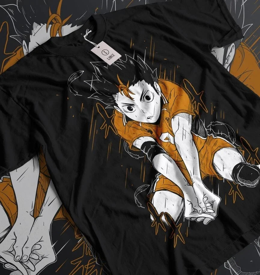 Nishinoya Manga Strip Haikyuu Haikyu Anime Unisex Tshirt T-Shirt Tee ALL SIZE Unisex T-shirt, Sweatshirt, Hoodie, Long Sleeve Tee - T-Shirt, Sweatshirt, Hoodie