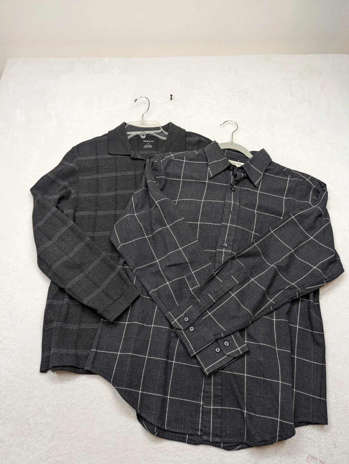 St. John's Bay Men's  Pullover Shirt - Size Medium & Van Husen Button Up Pair M Unisex T-shirt, Sweatshirt, Hoodie, Long Sleeve Tee - T-Shirt, Sweatshirt, Hoodie