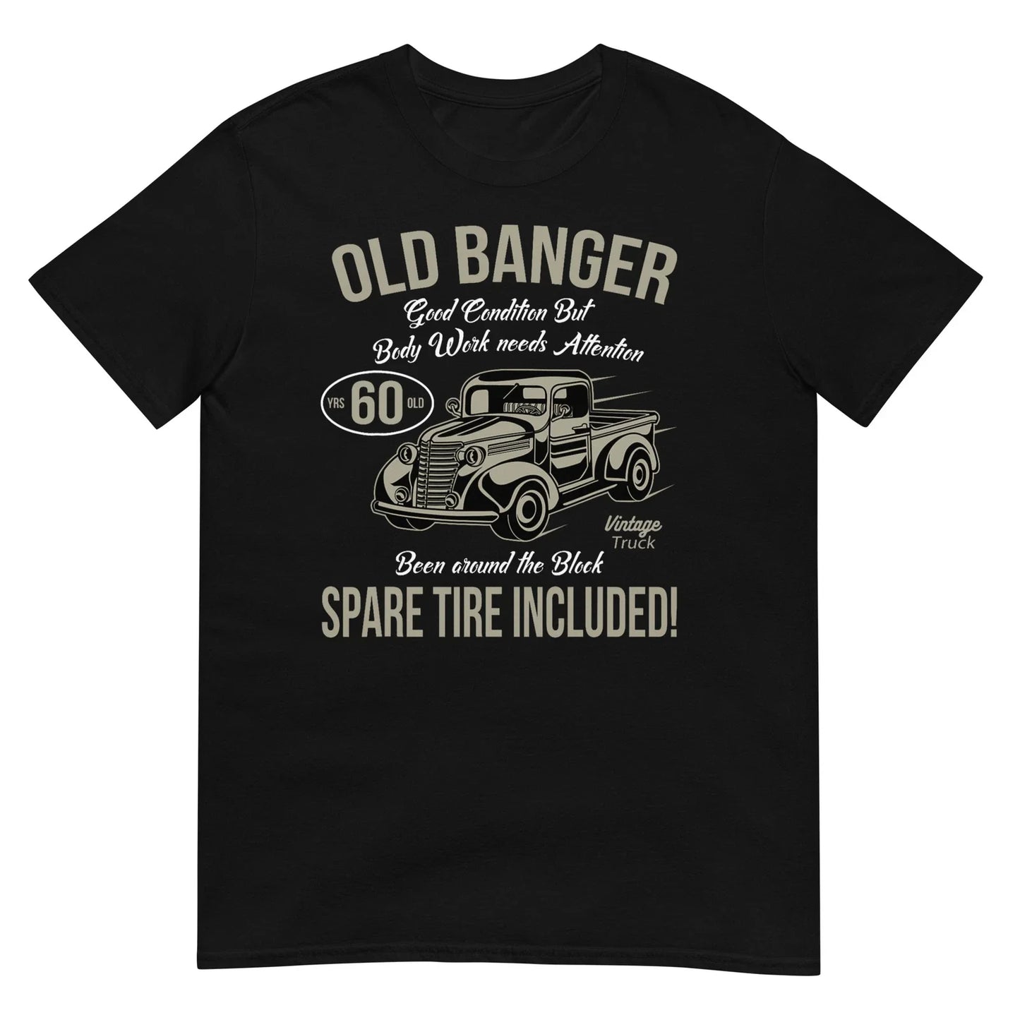 60th Birthday Vintage Old Banger 60 Years Old Men Gift Retro T-Shirt Unisex T-shirt, Sweatshirt, Hoodie, Long Sleeve Tee - T-Shirt, Sweatshirt, Hoodie