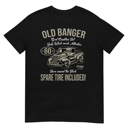 60th Birthday Vintage Old Banger 60 Years Old Men Gift Retro T-Shirt Unisex T-shirt, Sweatshirt, Hoodie, Long Sleeve Tee - T-Shirt, Sweatshirt, Hoodie