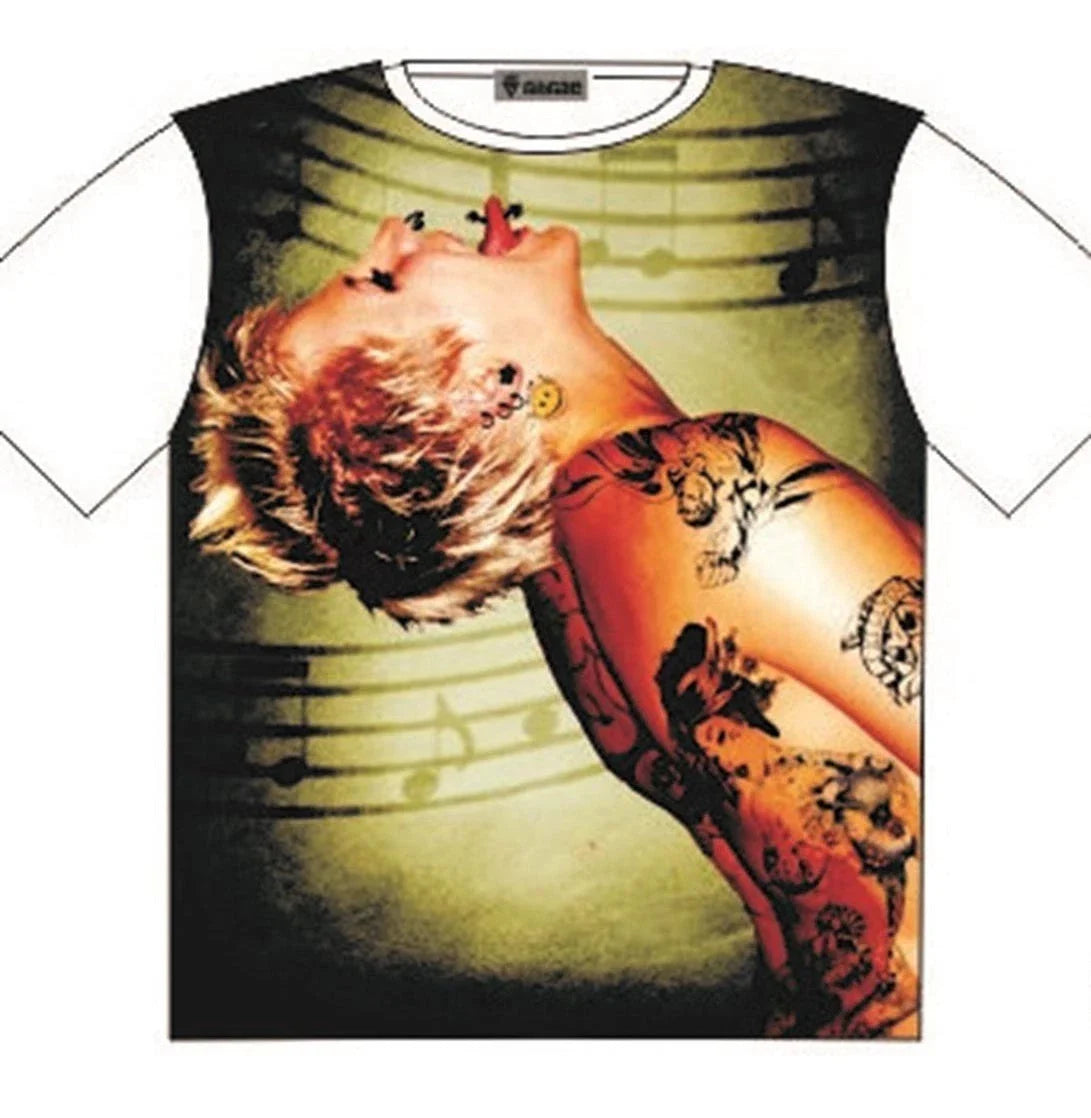 T-Shirt Pink Hair Tatts Muso Chick Street Fashion Mens Ladies Unisex T-shirt, Sweatshirt, Hoodie, Long Sleeve Tee - T-Shirt, Sweatshirt, Hoodie