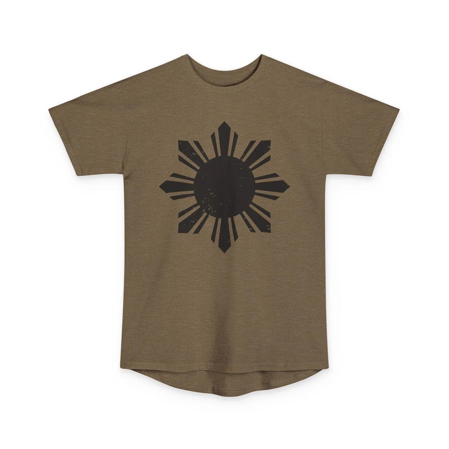 Filipino Sun Longline Drop Tail Tee Pinoy shirt Streetwear Urban Long Body S-2XL Unisex T-shirt, Sweatshirt, Hoodie, Long Sleeve Tee - T-Shirt, Sweatshirt, Hoodie