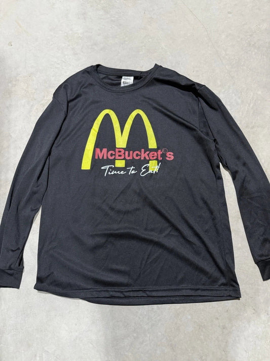 Basketball Novelty Long Sleeve- McBuckets Its Time To Eat Size Medium Unisex T-shirt, Sweatshirt, Hoodie, Long Sleeve Tee - T-Shirt, Sweatshirt, Hoodie
