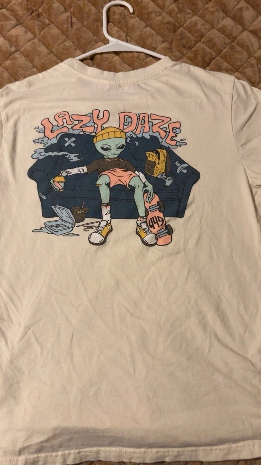 Lazy Daze T Shirt (S) Unisex T-shirt, Sweatshirt, Hoodie, Long Sleeve Tee - T-Shirt, Sweatshirt, Hoodie