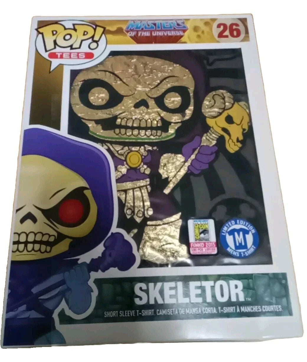 RARE NEW Funko Pop Tees SDCC Exclusive Skeletor MOTU MEDIUM Shirt LE /500! Unisex T-shirt, Sweatshirt, Hoodie, Long Sleeve Tee - T-Shirt, Sweatshirt, Hoodie