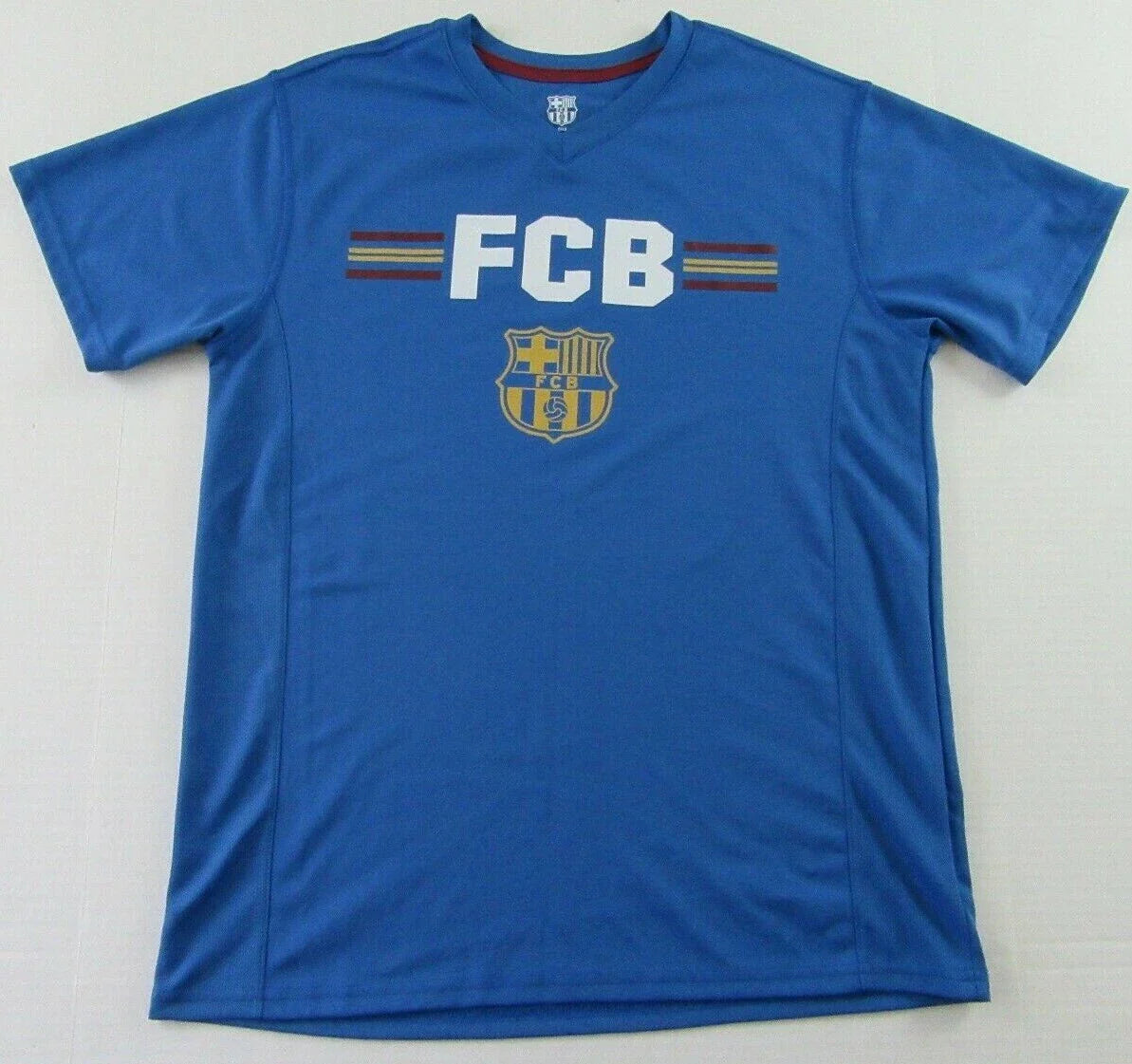 Official FCB Football Club Barcelona Spanish Soccer Sports Blue SS T Shirt Sz L Unisex T-shirt, Sweatshirt, Hoodie, Long Sleeve Tee - T-Shirt, Sweatshirt, Hoodie