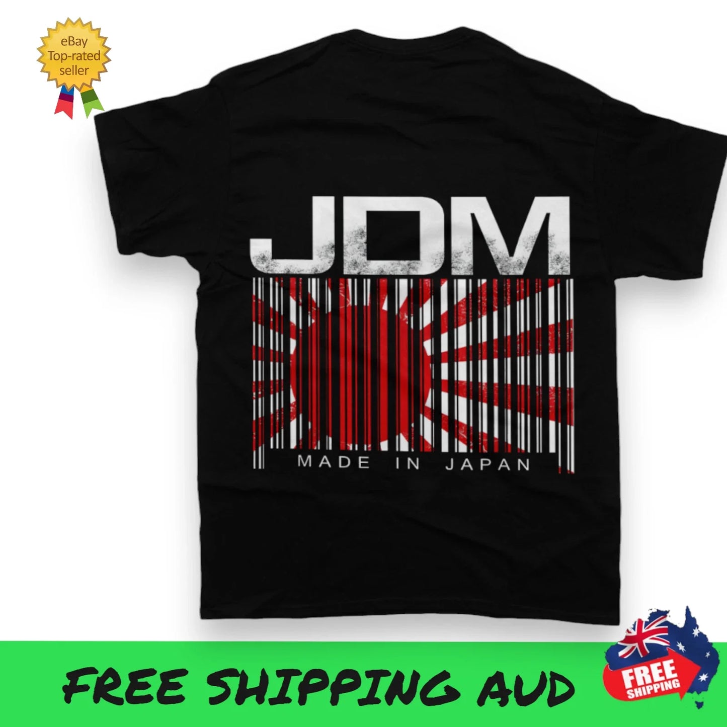 JDM Barcode T-Shirt unisex Car ENTHUSIAST Drifting Drag JDM Unisex T-shirt, Sweatshirt, Hoodie, Long Sleeve Tee - T-Shirt, Sweatshirt, Hoodie