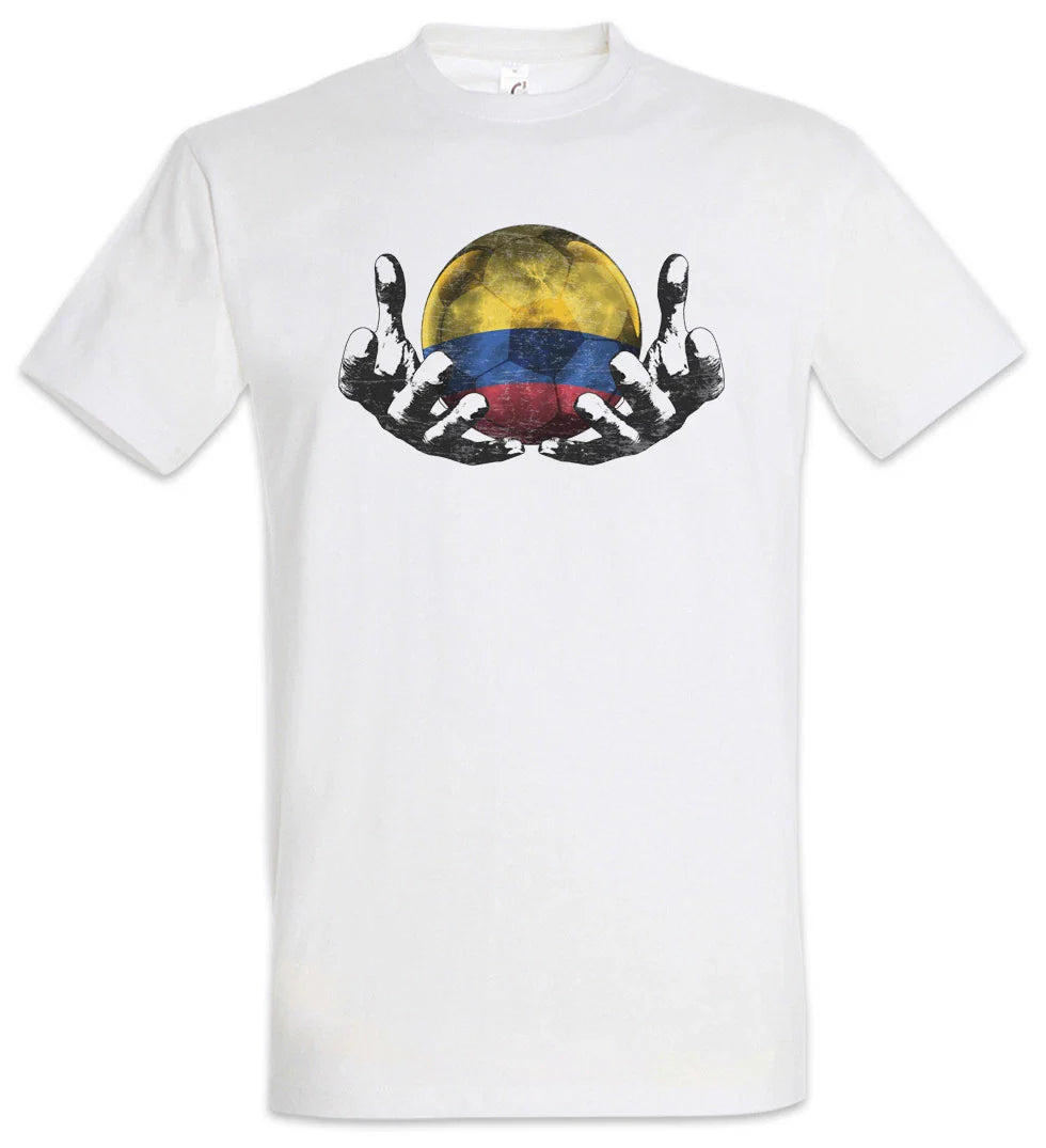 Colombia Football Magic Ball T-Shirt colombian Soccer Flag World Championship Unisex T-shirt, Sweatshirt, Hoodie, Long Sleeve Tee - T-Shirt, Sweatshirt, Hoodie