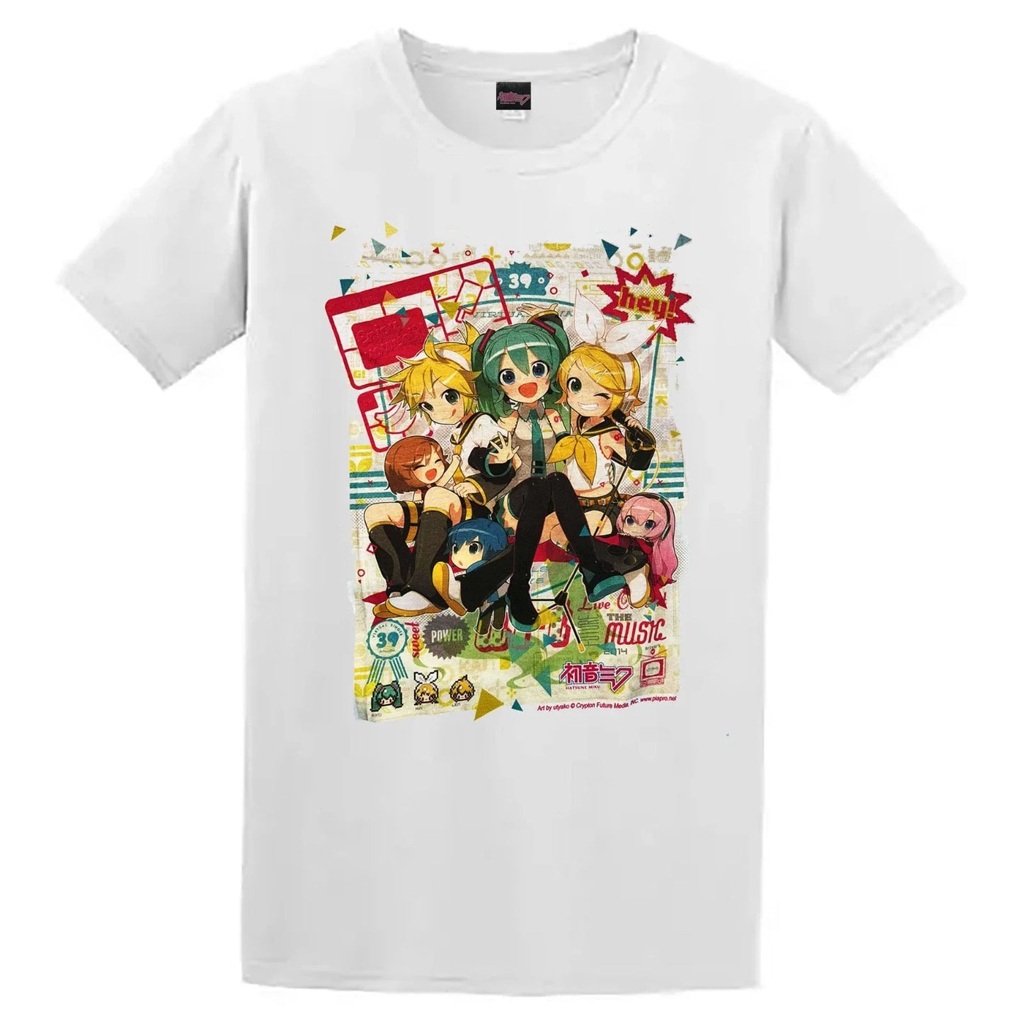 Hatsune Miku 'Enjoy The Show' T-Shirt Small/Medium/Extra-Large (Vocaloid Anime) Unisex T-shirt, Sweatshirt, Hoodie, Long Sleeve Tee - T-Shirt, Sweatshirt, Hoodie
