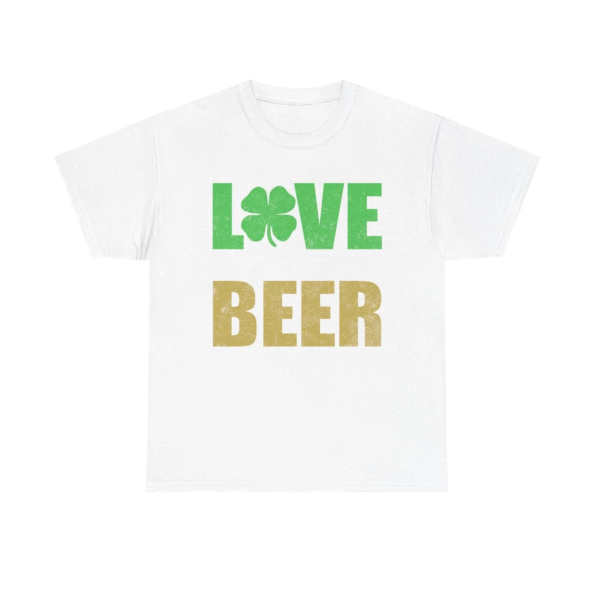 St. Patrick's Day Love Beer Unisex Cotton Shamrock - Adult & Kids T-Shirts, Sweatshirts & Hoodies apparel design preview 1