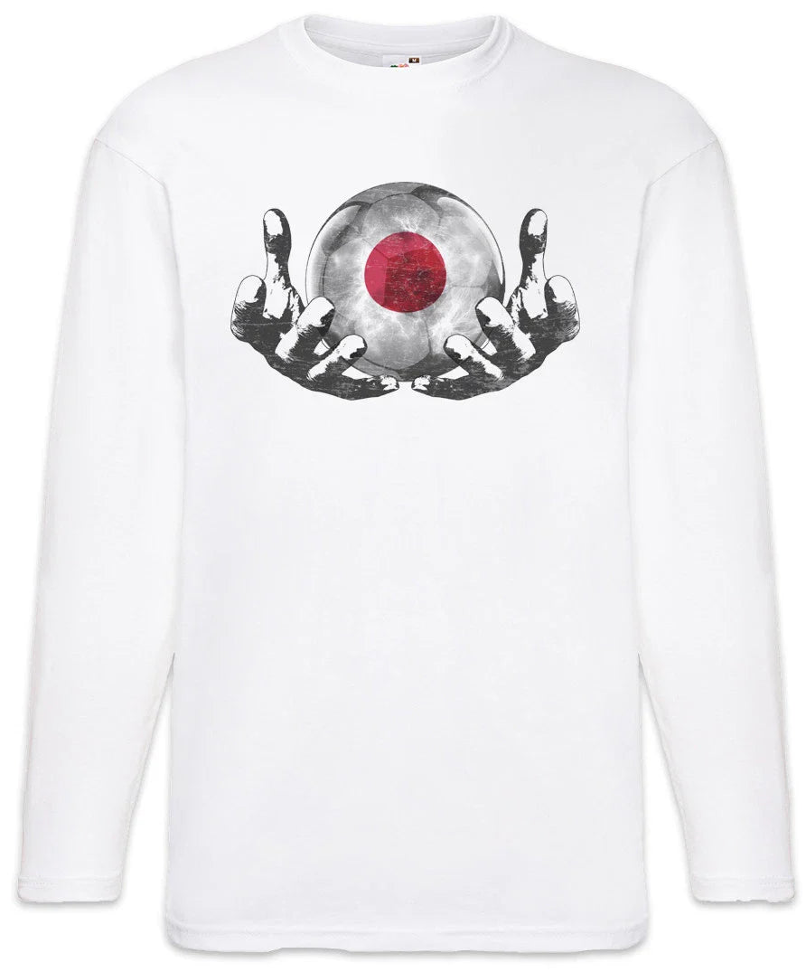 Japan Football Magic Ball Men Long Sleeve T-Shirt japanese Soccer Flag Unisex T-shirt, Sweatshirt, Hoodie, Long Sleeve Tee - T-Shirt, Sweatshirt, Hoodie
