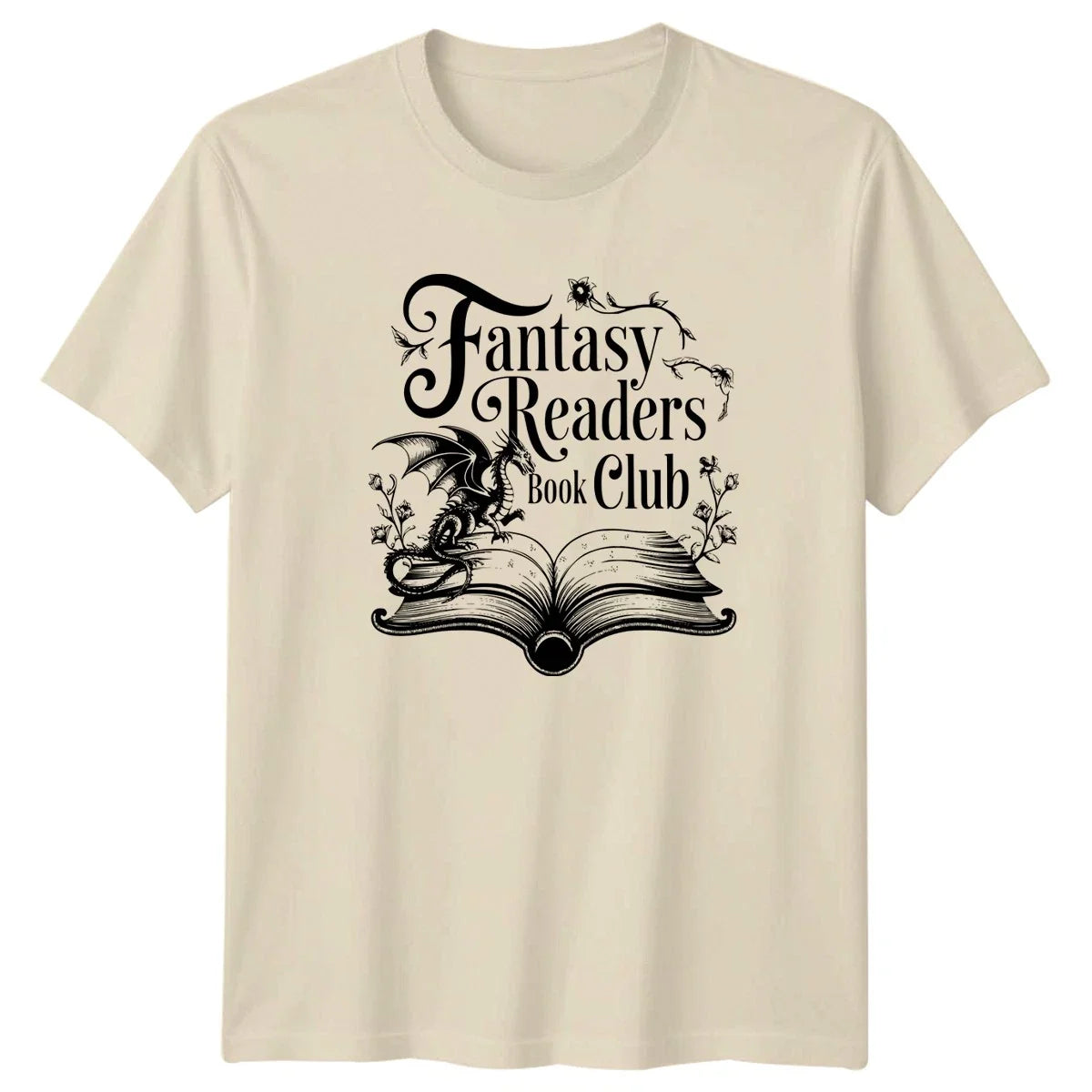 Fantasy Readers Book Club T-Shirt Dragon Literature Reading Unisex T-shirt, Sweatshirt, Hoodie, Long Sleeve Tee - T-Shirt, Sweatshirt, Hoodie