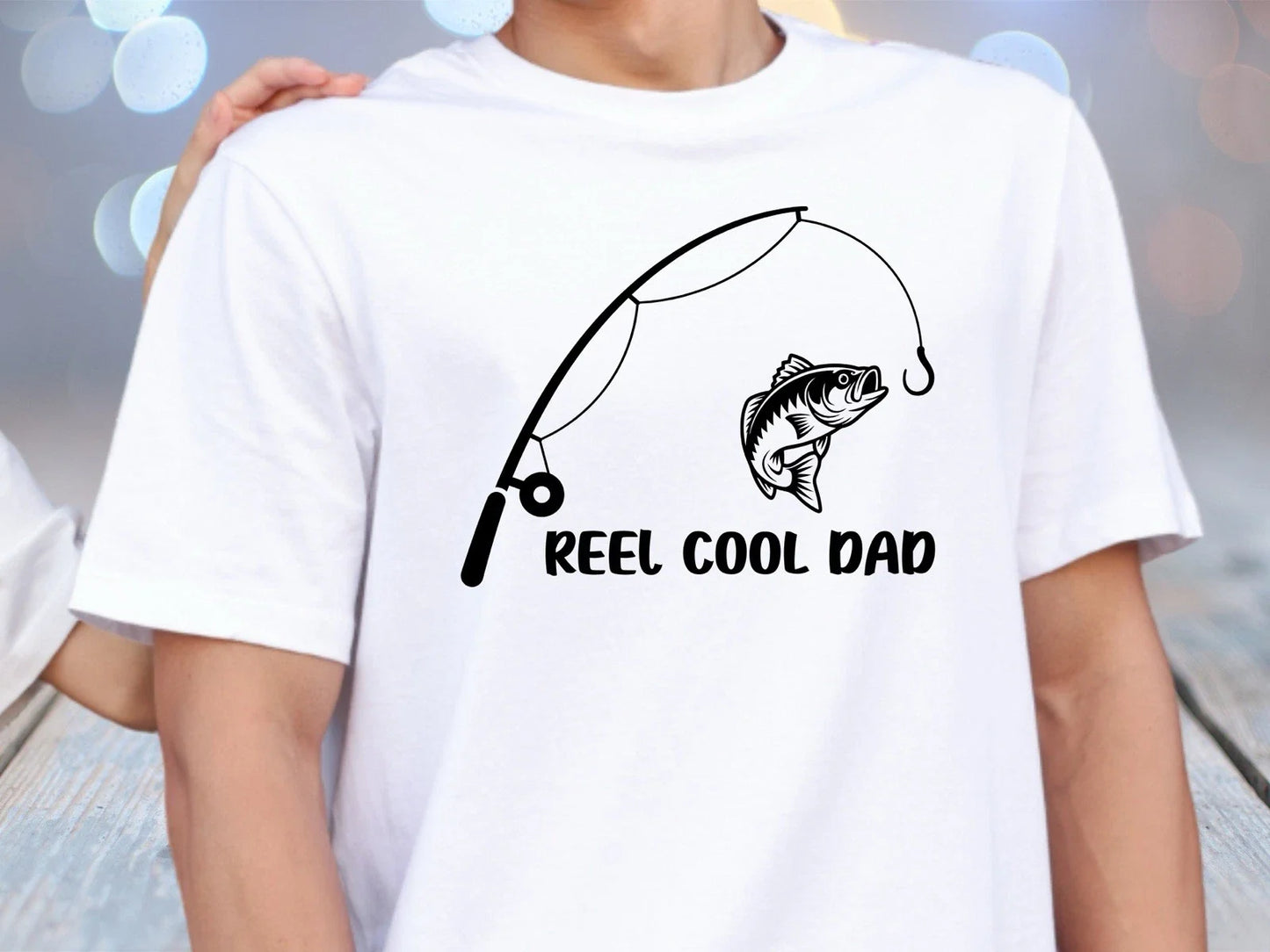 Reel Cool Dad Shirt | Funny Fishing Dad T-Shirt | Fathers Day Gift for Dad Unisex T-shirt, Sweatshirt, Hoodie, Long Sleeve Tee - T-Shirt, Sweatshirt, Hoodie