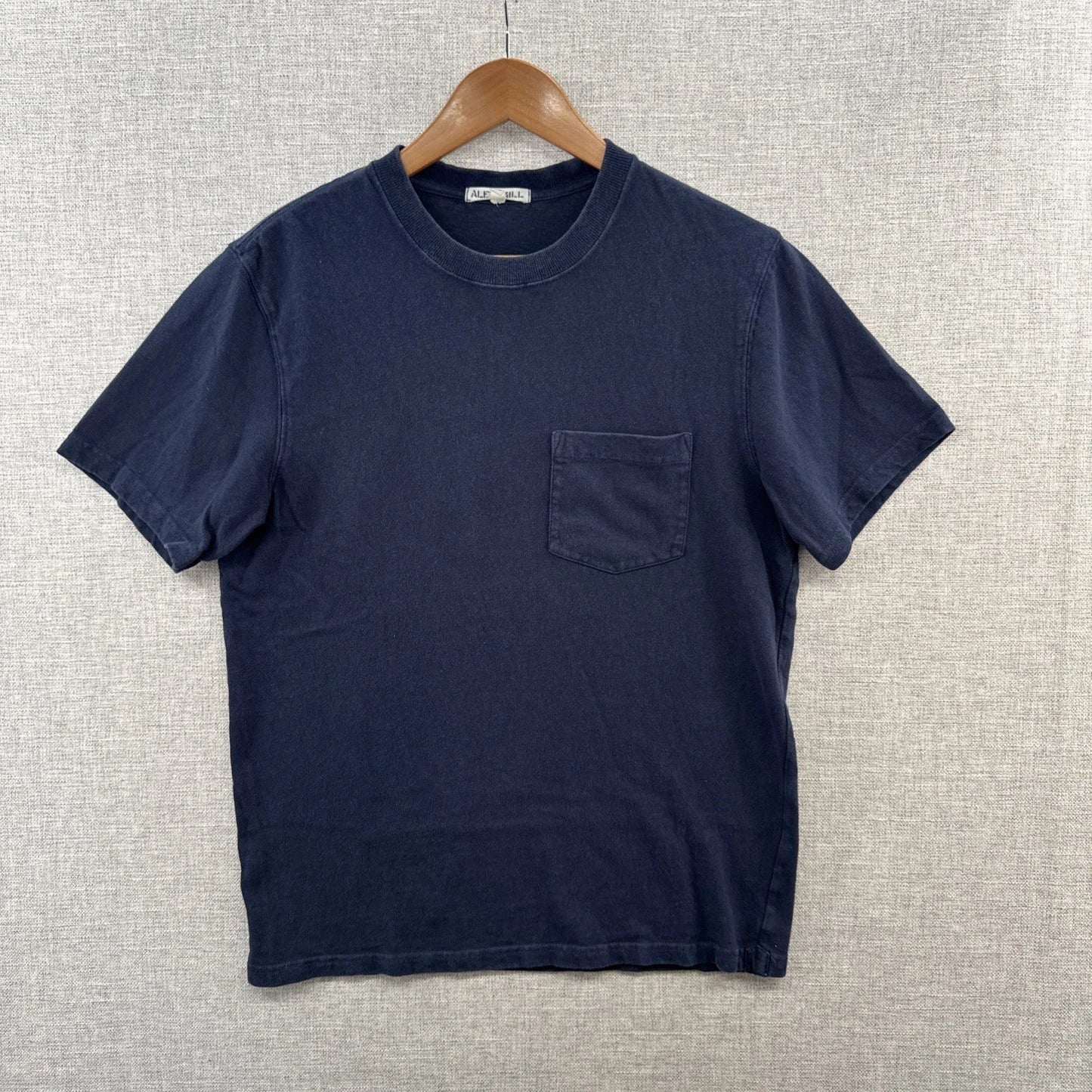 Alex Mill T Shirt Mens Small Blue Navy Pocket Short Sleeve Minimalist Adult Unisex T-shirt, Sweatshirt, Hoodie, Long Sleeve Tee - T-Shirt, Sweatshirt, Hoodie